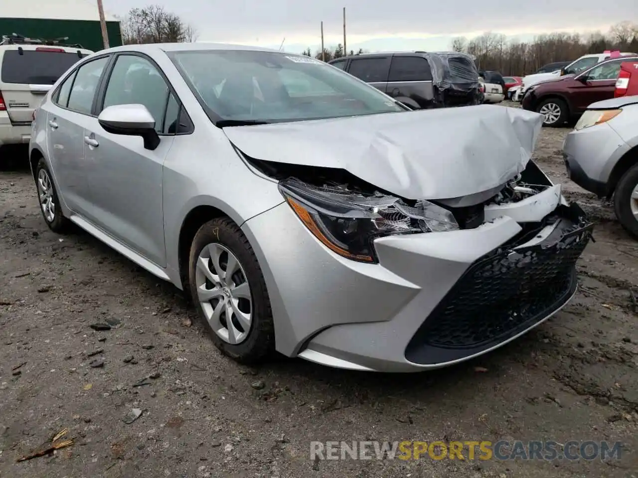 1 Photograph of a damaged car 5YFEPRAE5LP060429 TOYOTA COROLLA 2020