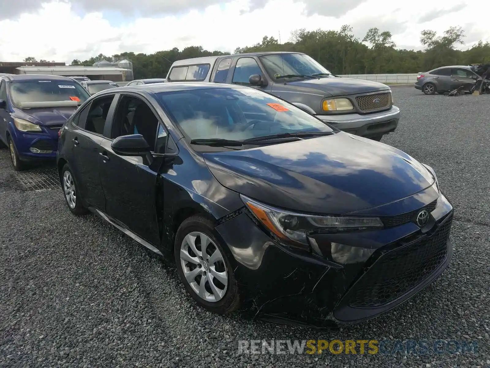 1 Photograph of a damaged car 5YFEPRAE5LP061404 TOYOTA COROLLA 2020