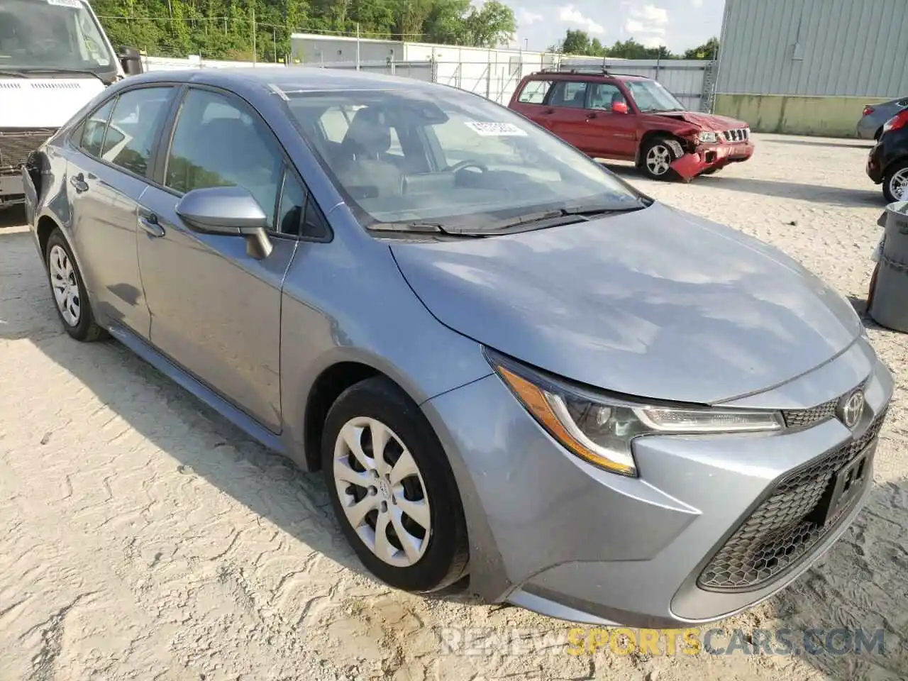 1 Photograph of a damaged car 5YFEPRAE5LP062990 TOYOTA COROLLA 2020