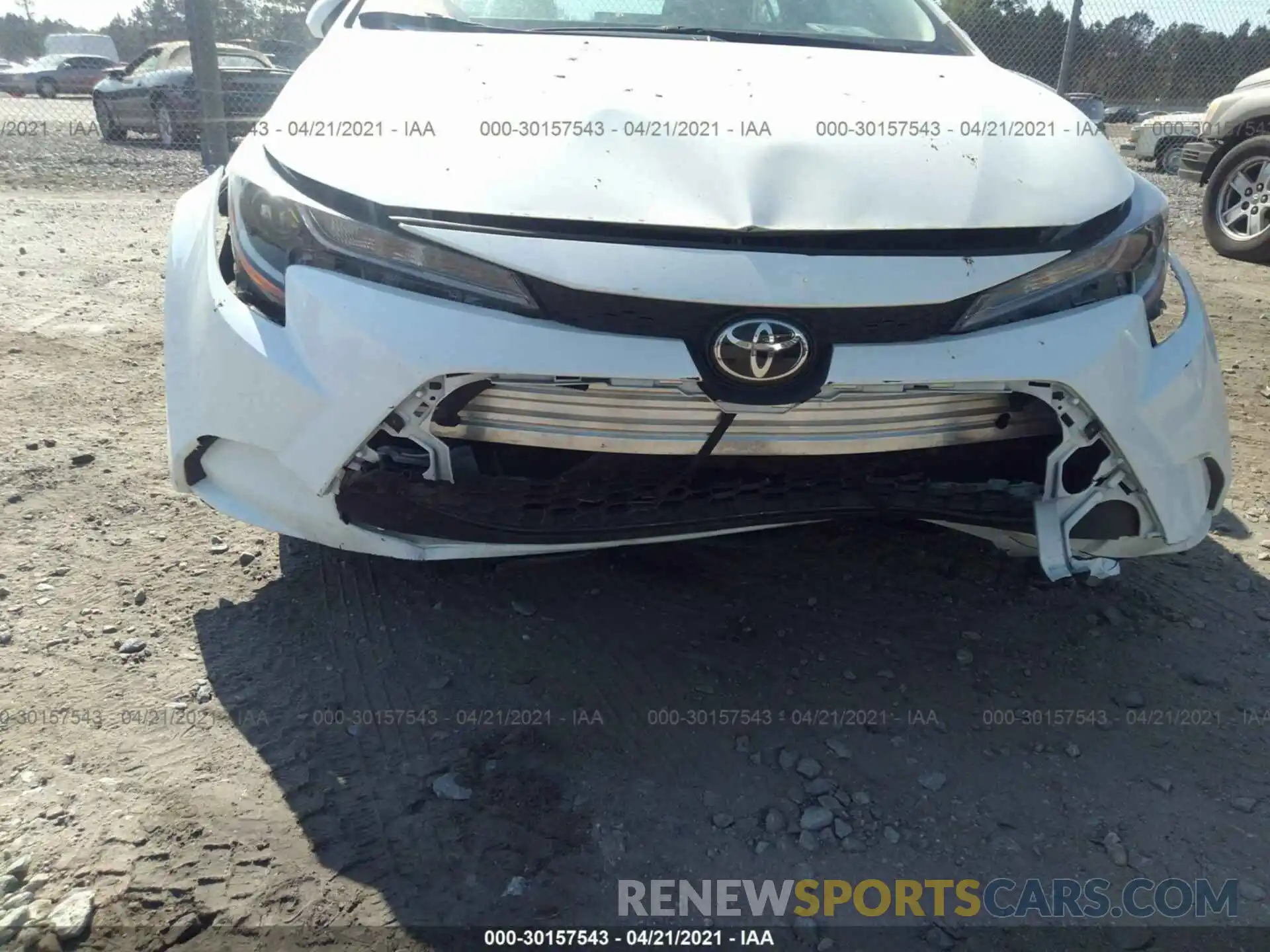 6 Photograph of a damaged car 5YFEPRAE5LP063542 TOYOTA COROLLA 2020