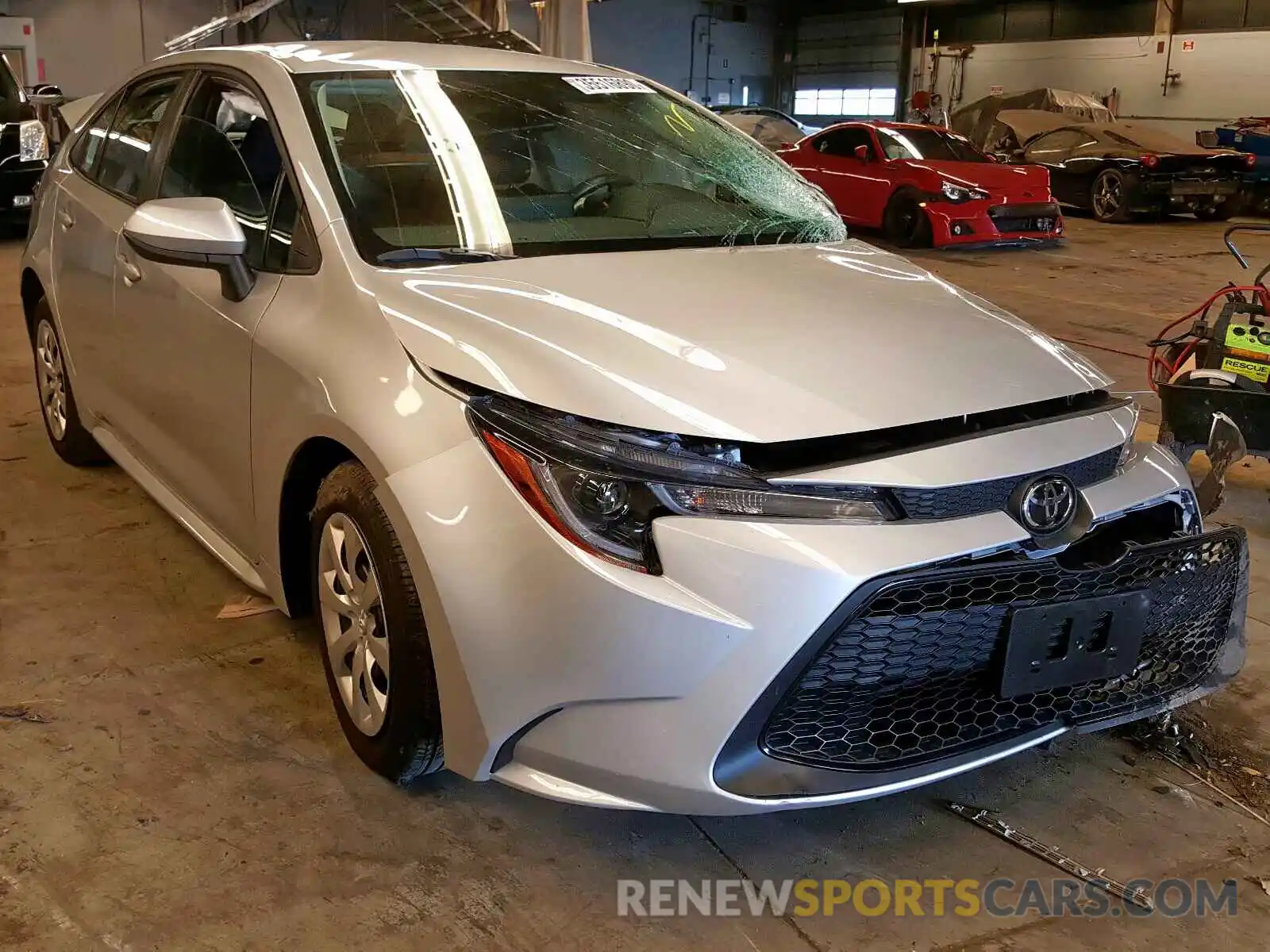 1 Photograph of a damaged car 5YFEPRAE5LP063976 TOYOTA COROLLA 2020