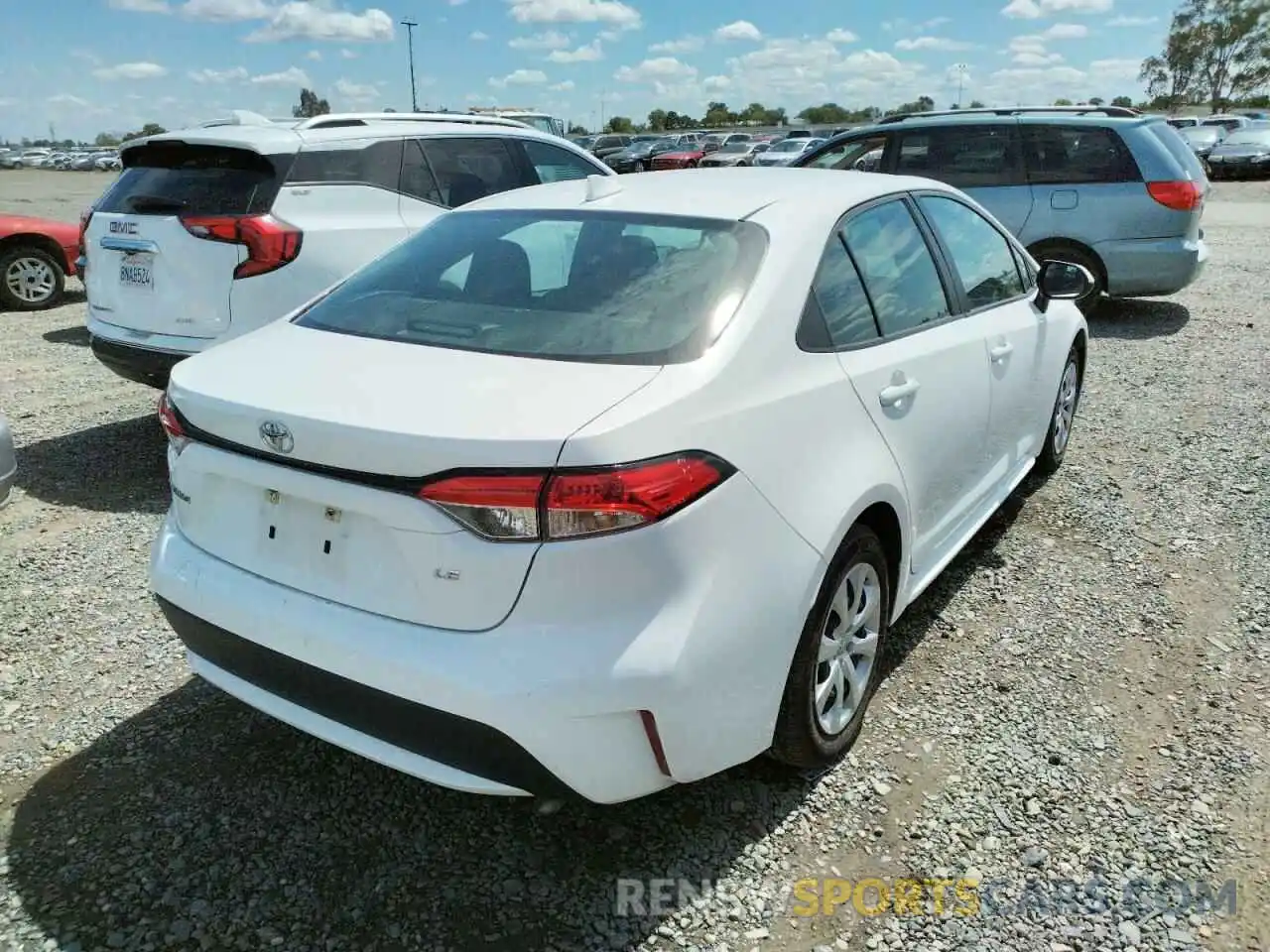 4 Photograph of a damaged car 5YFEPRAE5LP064061 TOYOTA COROLLA 2020