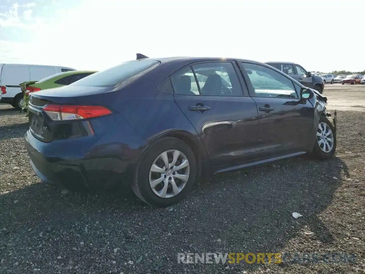 3 Photograph of a damaged car 5YFEPRAE5LP064299 TOYOTA COROLLA 2020