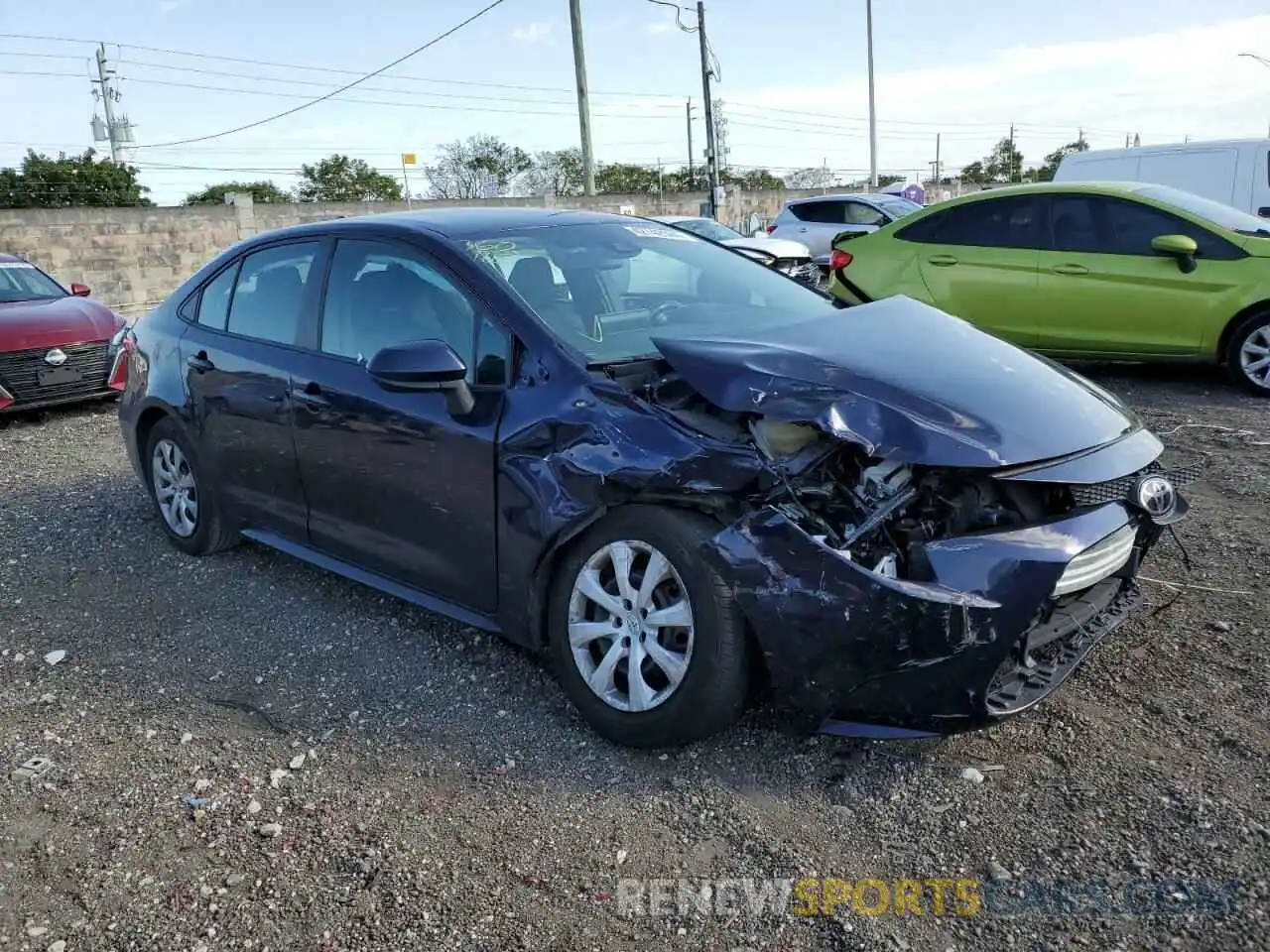 4 Photograph of a damaged car 5YFEPRAE5LP064299 TOYOTA COROLLA 2020