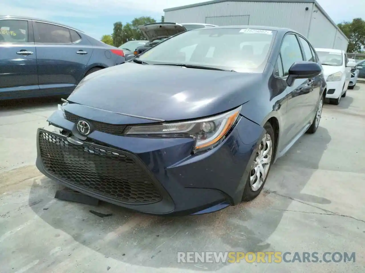 2 Photograph of a damaged car 5YFEPRAE5LP065162 TOYOTA COROLLA 2020