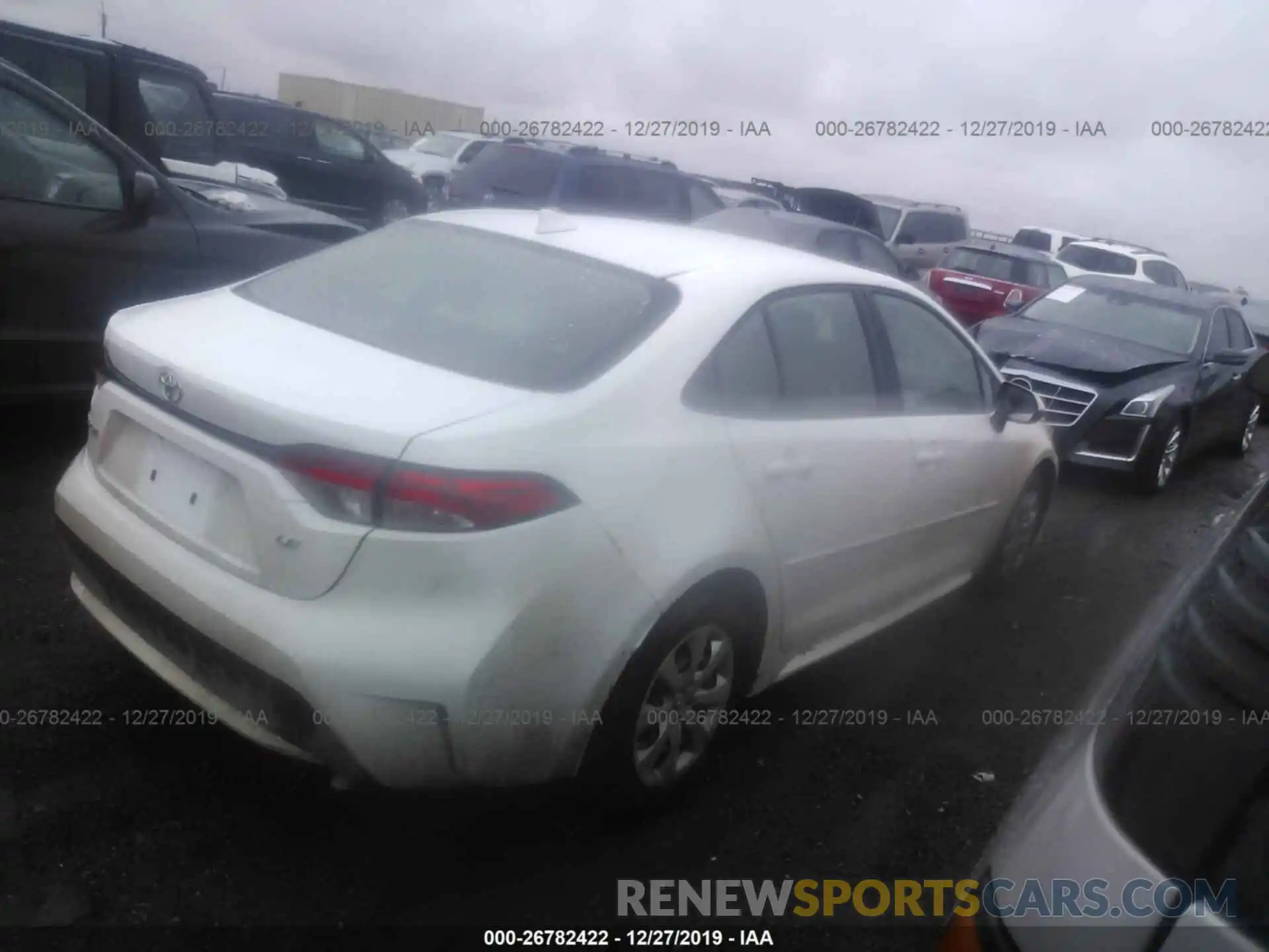 4 Photograph of a damaged car 5YFEPRAE5LP066604 TOYOTA COROLLA 2020