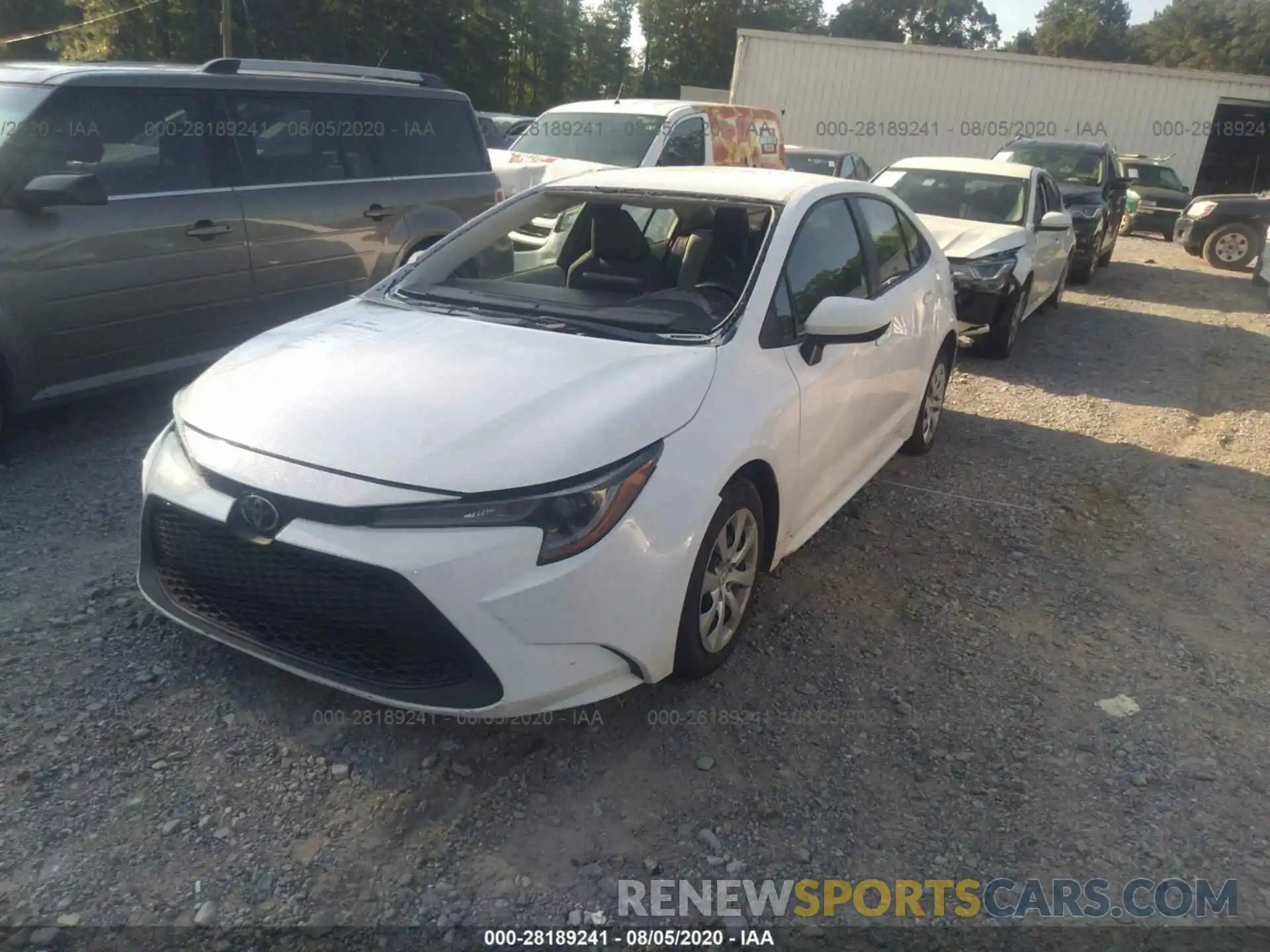 2 Photograph of a damaged car 5YFEPRAE5LP067722 TOYOTA COROLLA 2020