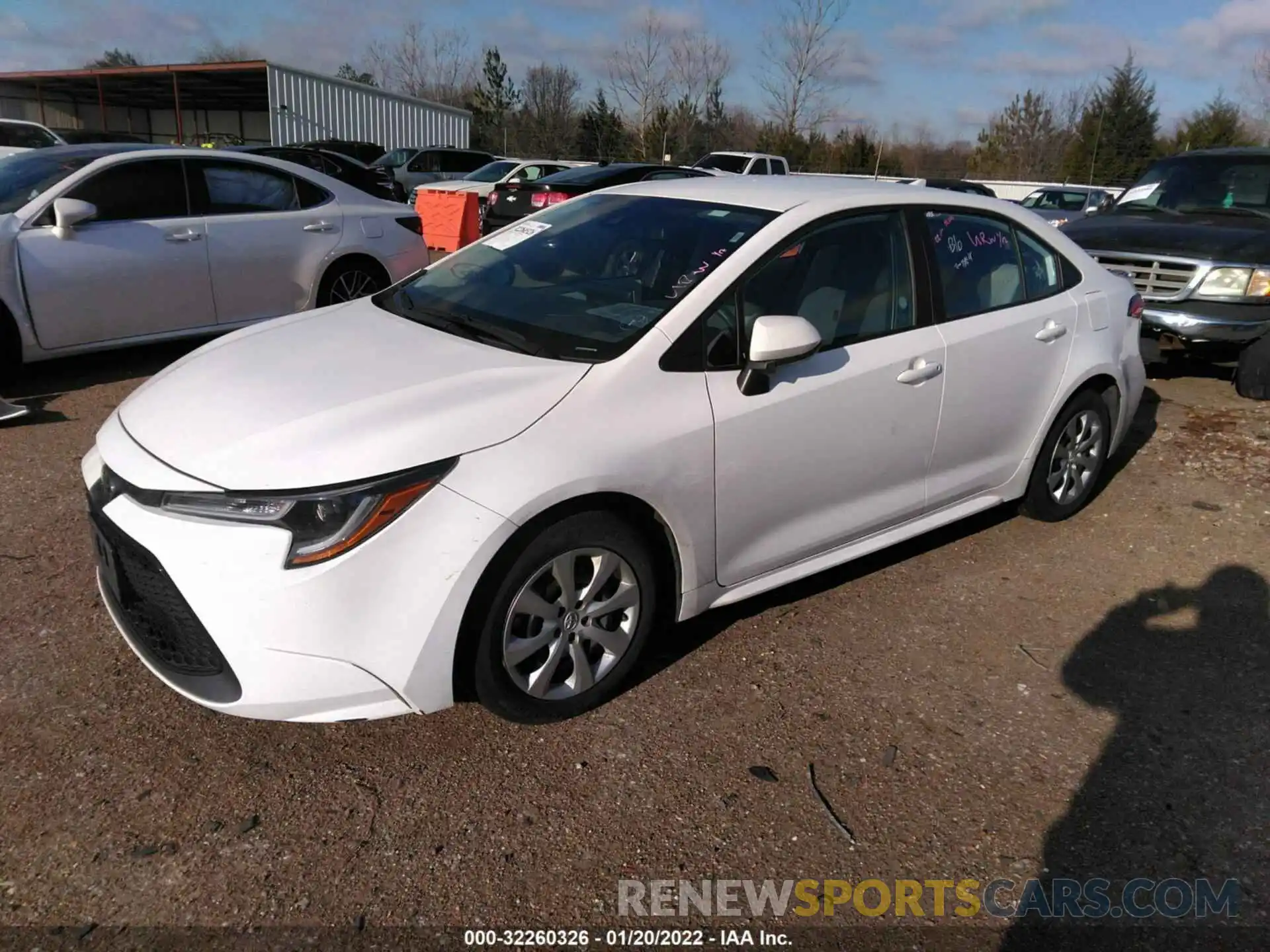 2 Photograph of a damaged car 5YFEPRAE5LP068823 TOYOTA COROLLA 2020