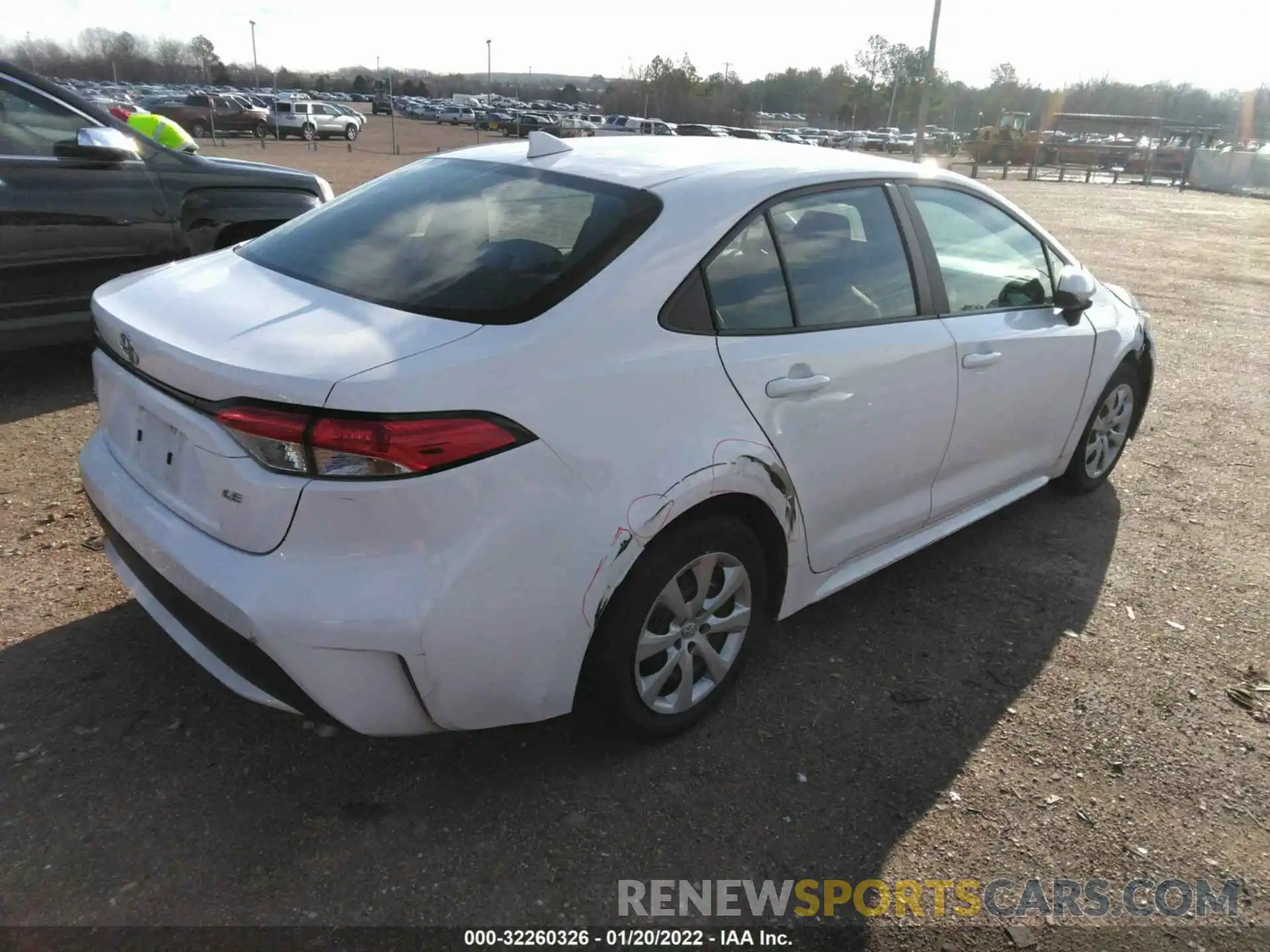 4 Photograph of a damaged car 5YFEPRAE5LP068823 TOYOTA COROLLA 2020