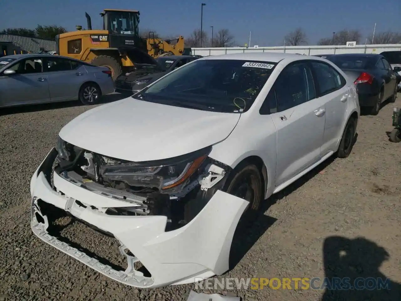 2 Photograph of a damaged car 5YFEPRAE5LP068871 TOYOTA COROLLA 2020