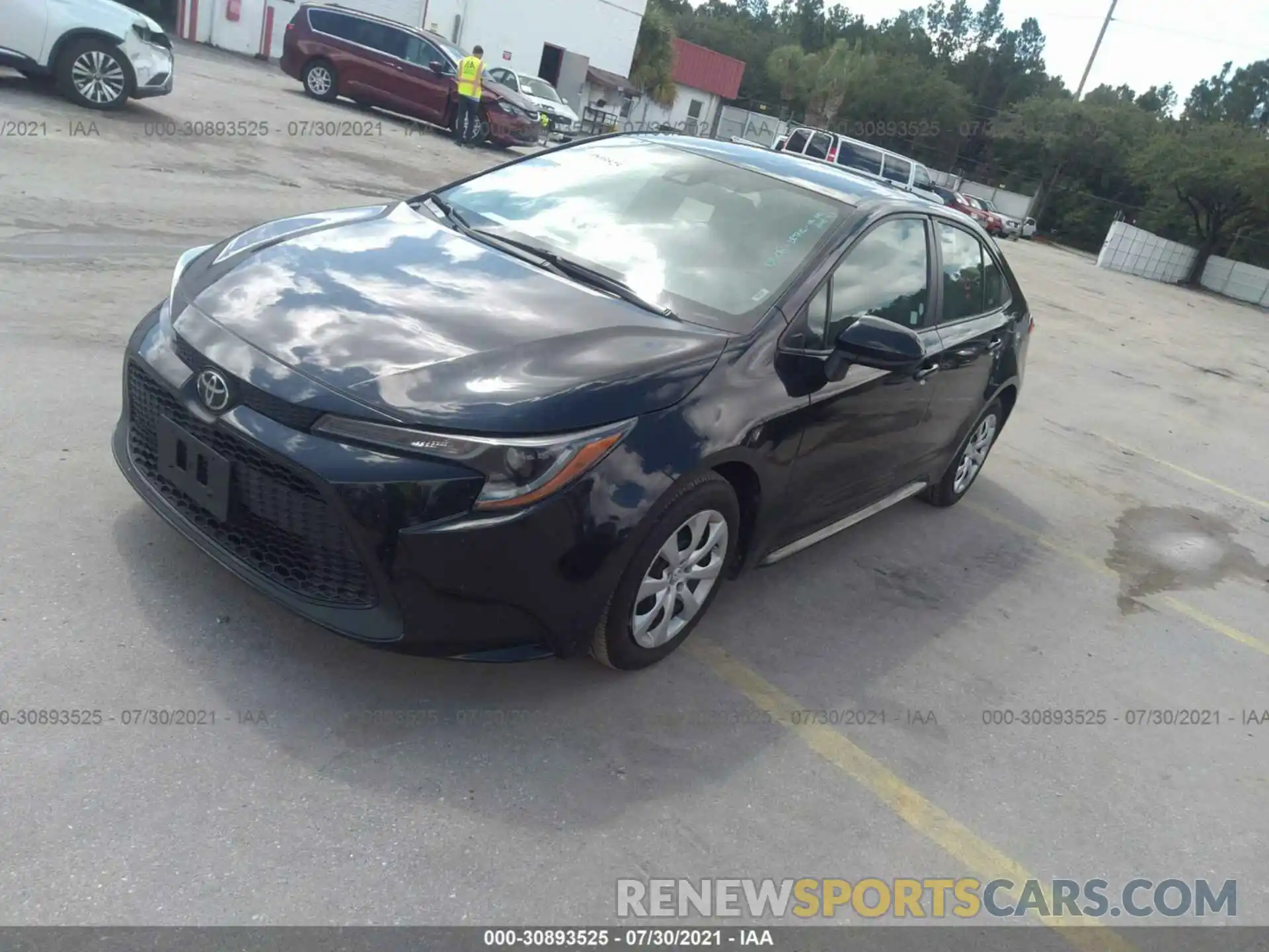 2 Photograph of a damaged car 5YFEPRAE5LP068935 TOYOTA COROLLA 2020