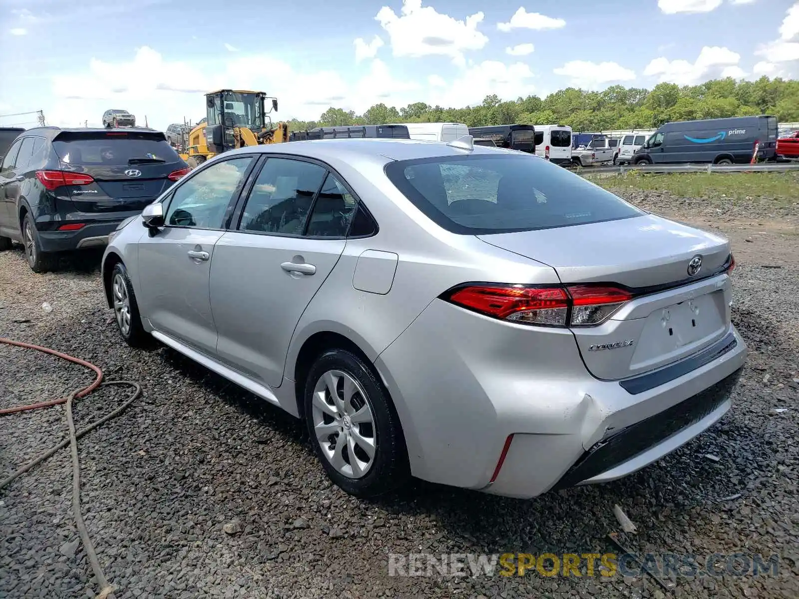 3 Photograph of a damaged car 5YFEPRAE5LP069132 TOYOTA COROLLA 2020