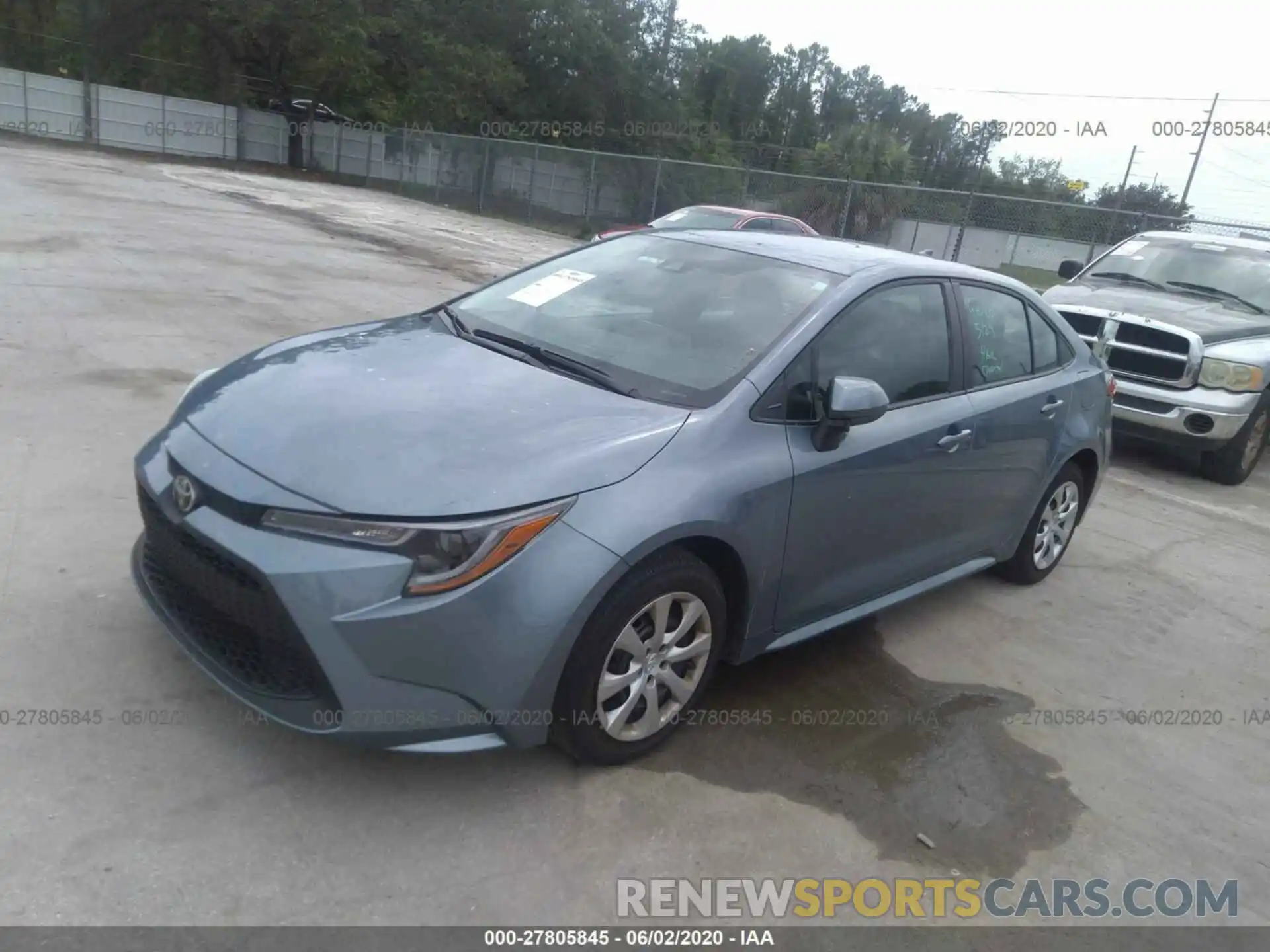 2 Photograph of a damaged car 5YFEPRAE5LP069972 TOYOTA COROLLA 2020