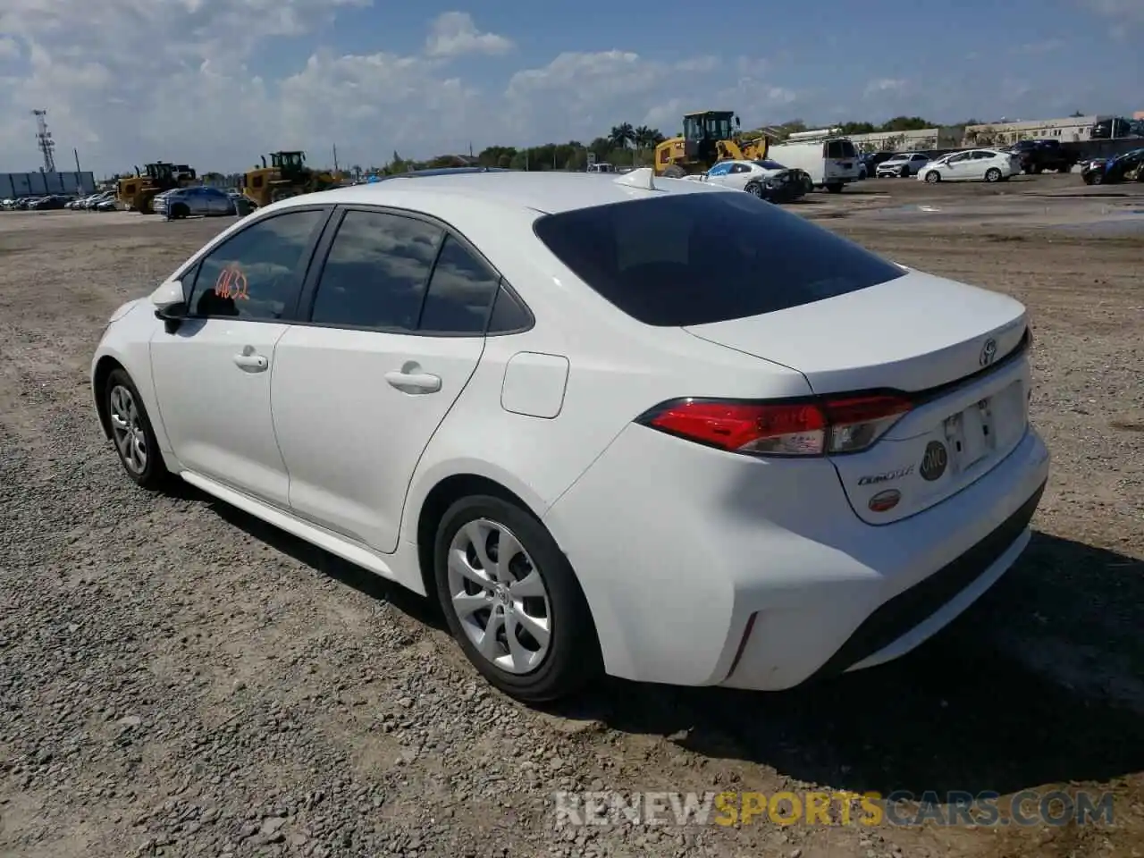 3 Photograph of a damaged car 5YFEPRAE5LP072094 TOYOTA COROLLA 2020