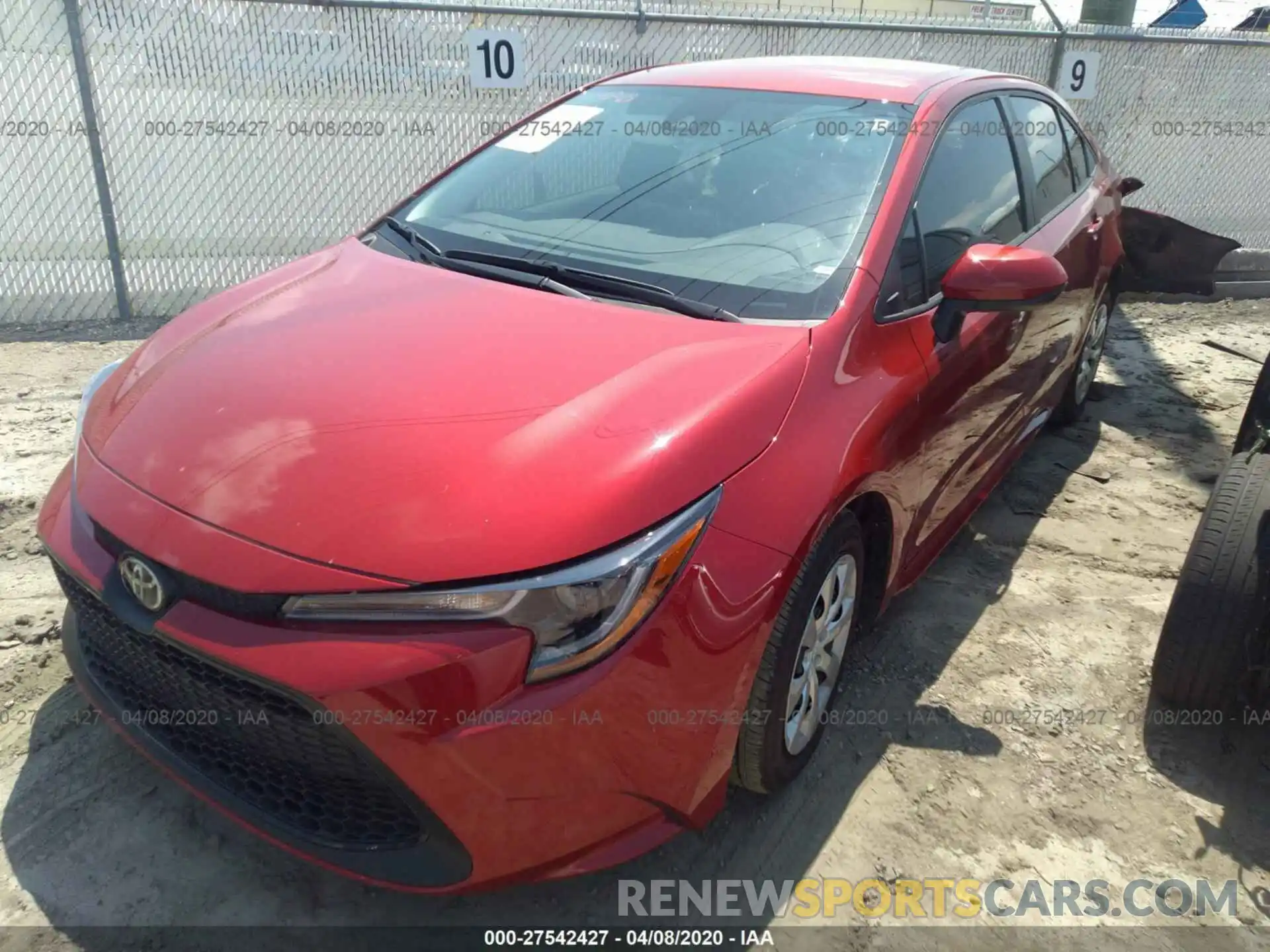 2 Photograph of a damaged car 5YFEPRAE5LP073472 TOYOTA COROLLA 2020