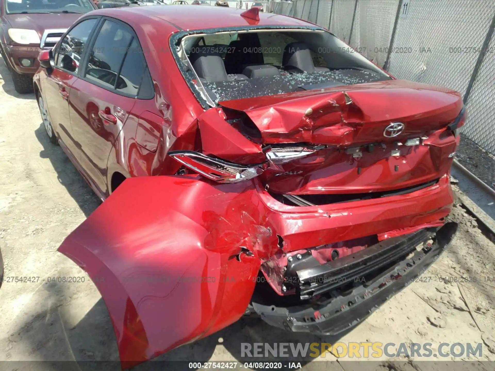 6 Photograph of a damaged car 5YFEPRAE5LP073472 TOYOTA COROLLA 2020