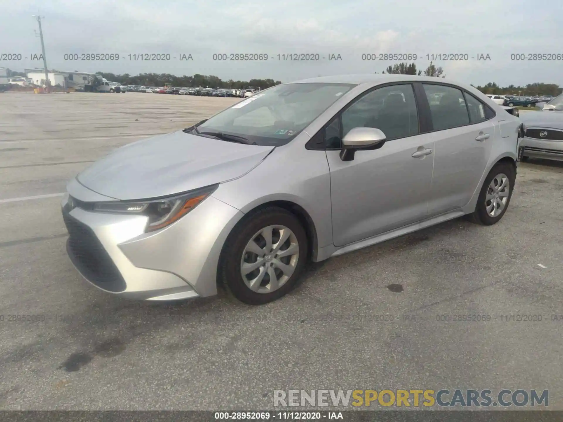 2 Photograph of a damaged car 5YFEPRAE5LP074220 TOYOTA COROLLA 2020