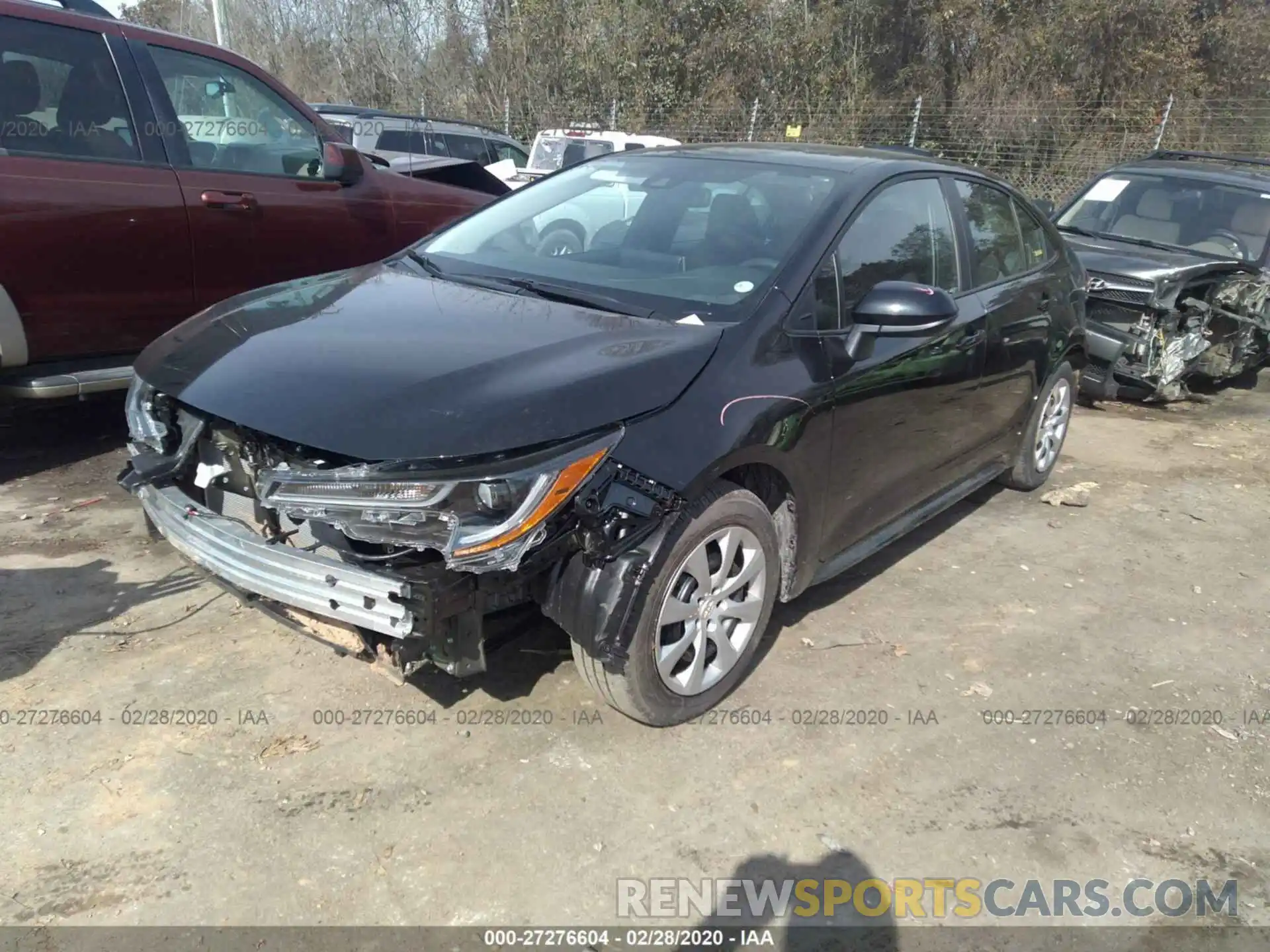 2 Photograph of a damaged car 5YFEPRAE5LP074380 TOYOTA COROLLA 2020