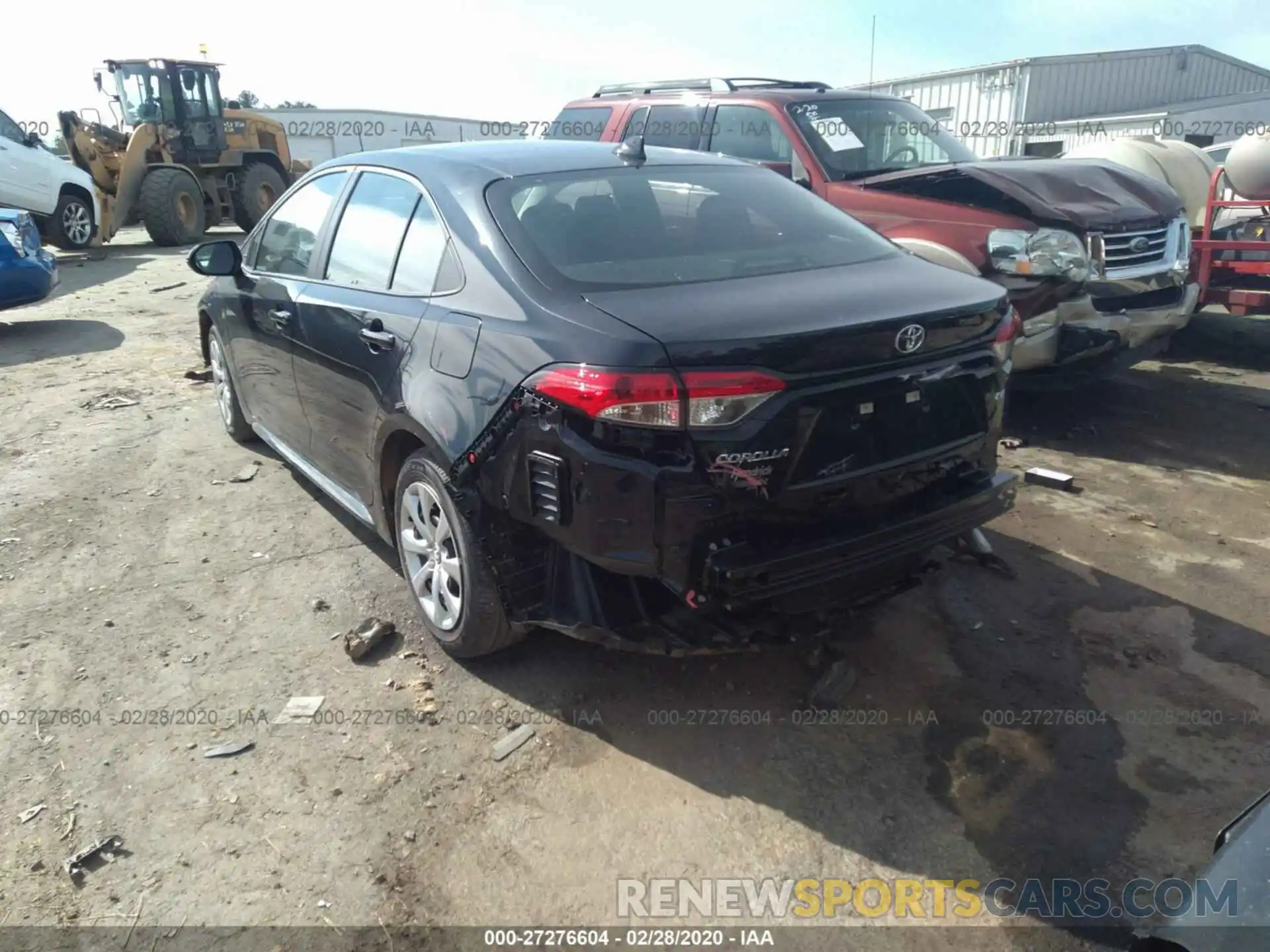 3 Photograph of a damaged car 5YFEPRAE5LP074380 TOYOTA COROLLA 2020