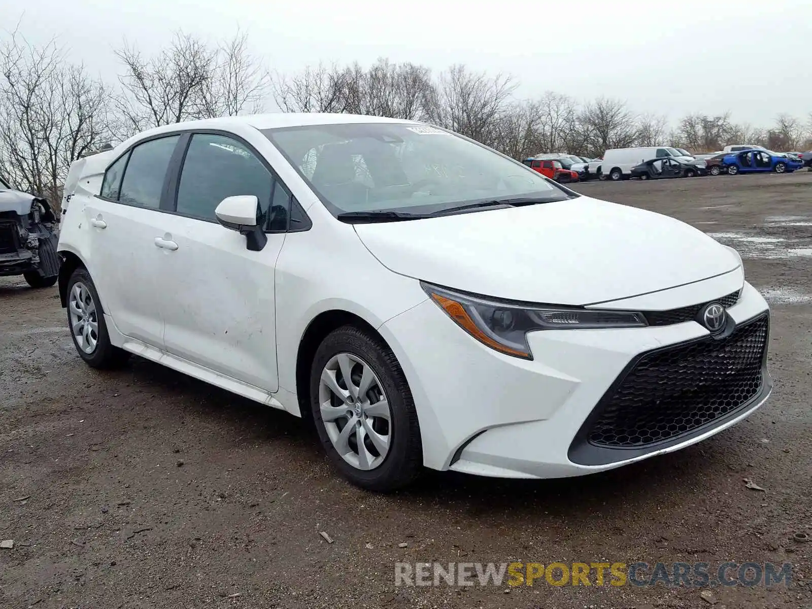 1 Photograph of a damaged car 5YFEPRAE5LP074699 TOYOTA COROLLA 2020