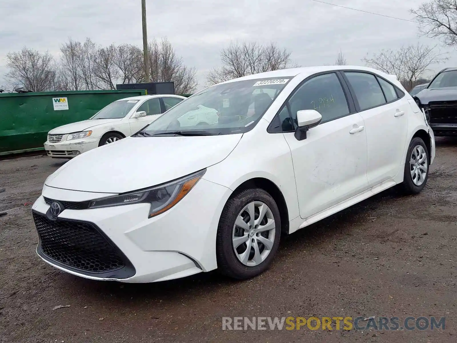 2 Photograph of a damaged car 5YFEPRAE5LP074699 TOYOTA COROLLA 2020