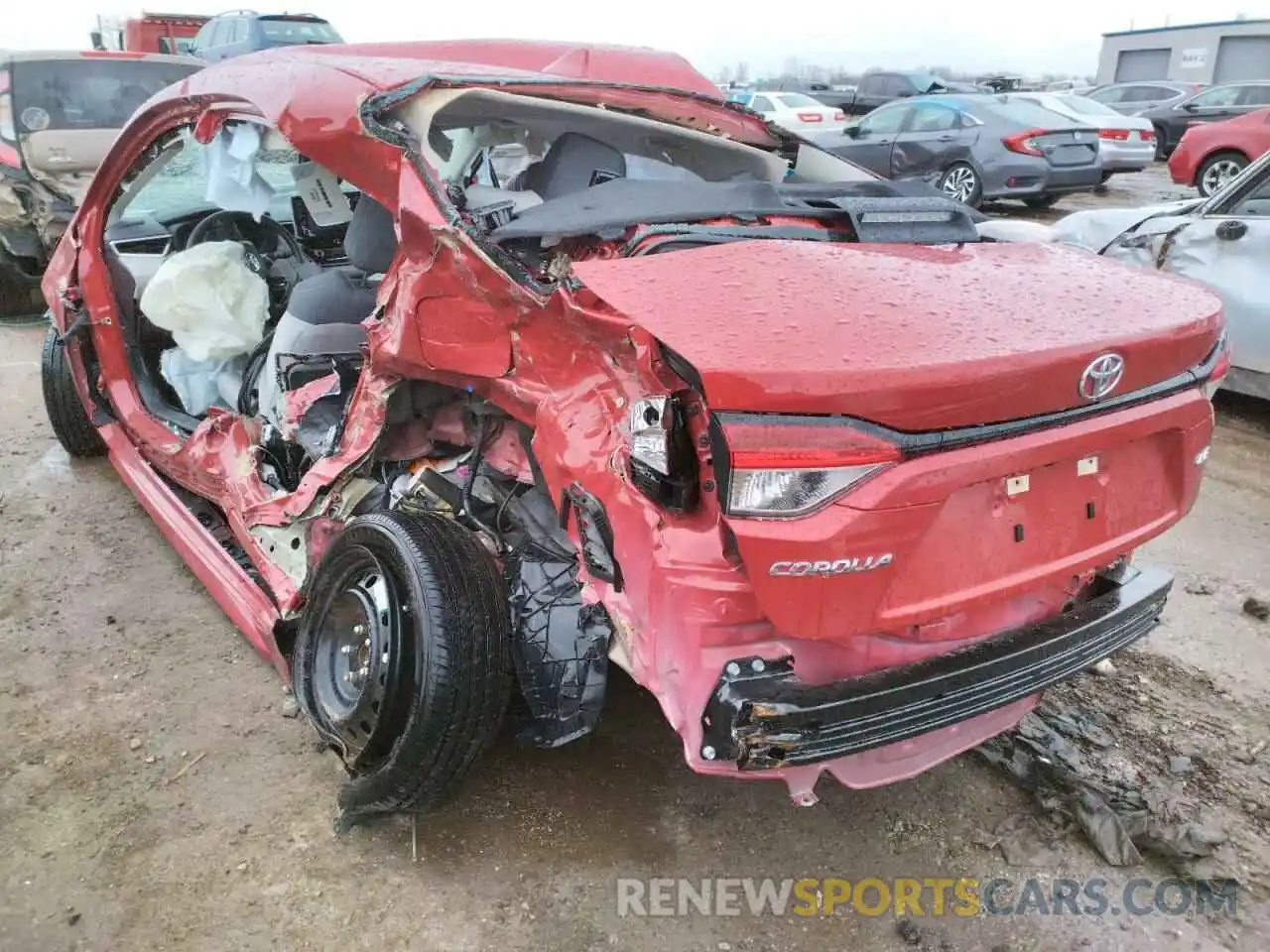 3 Photograph of a damaged car 5YFEPRAE5LP074931 TOYOTA COROLLA 2020