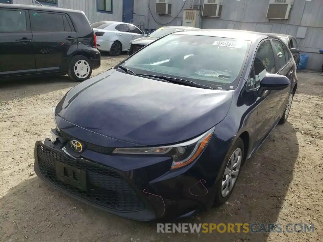 2 Photograph of a damaged car 5YFEPRAE5LP075660 TOYOTA COROLLA 2020