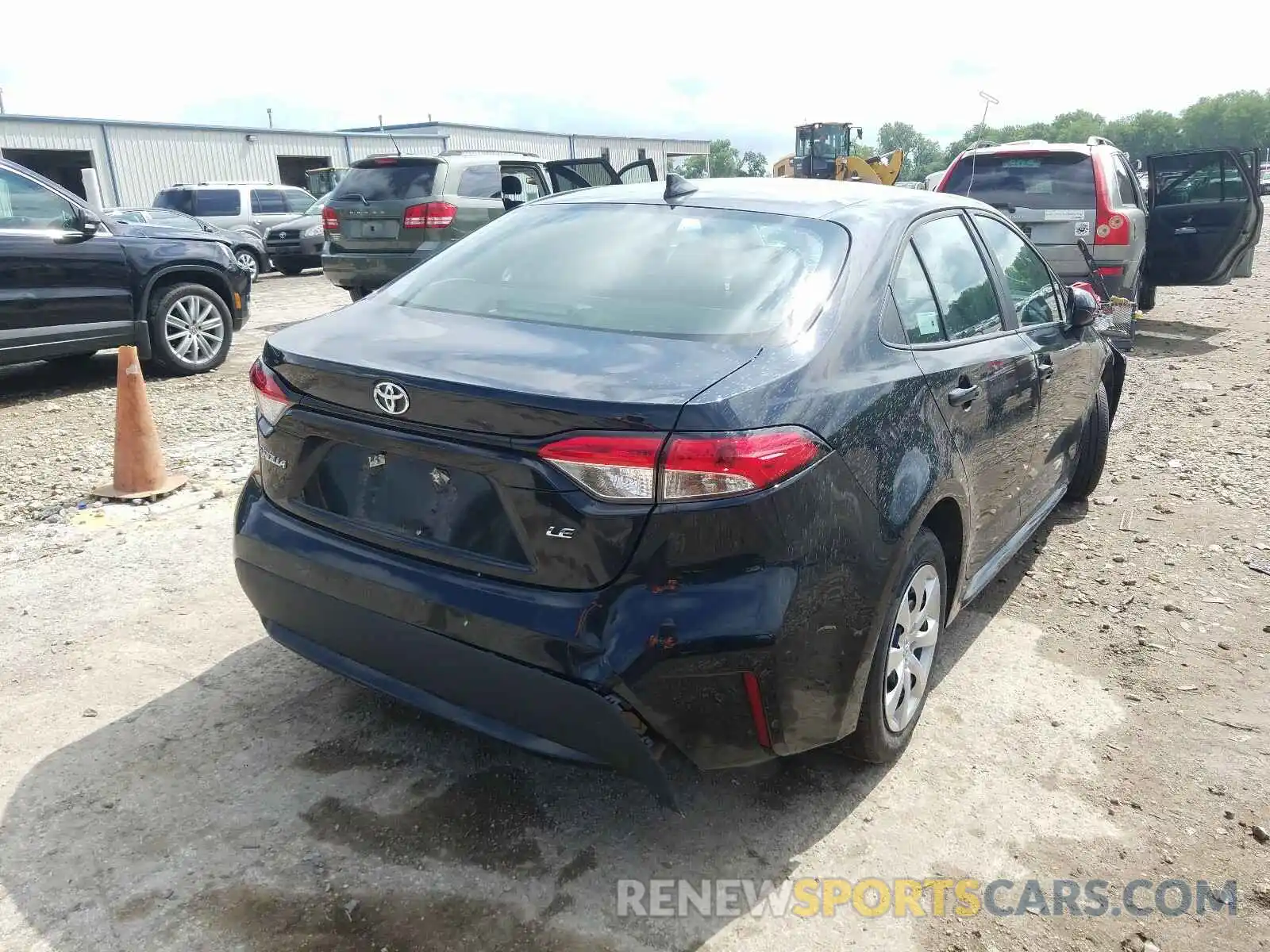 4 Photograph of a damaged car 5YFEPRAE5LP075738 TOYOTA COROLLA 2020