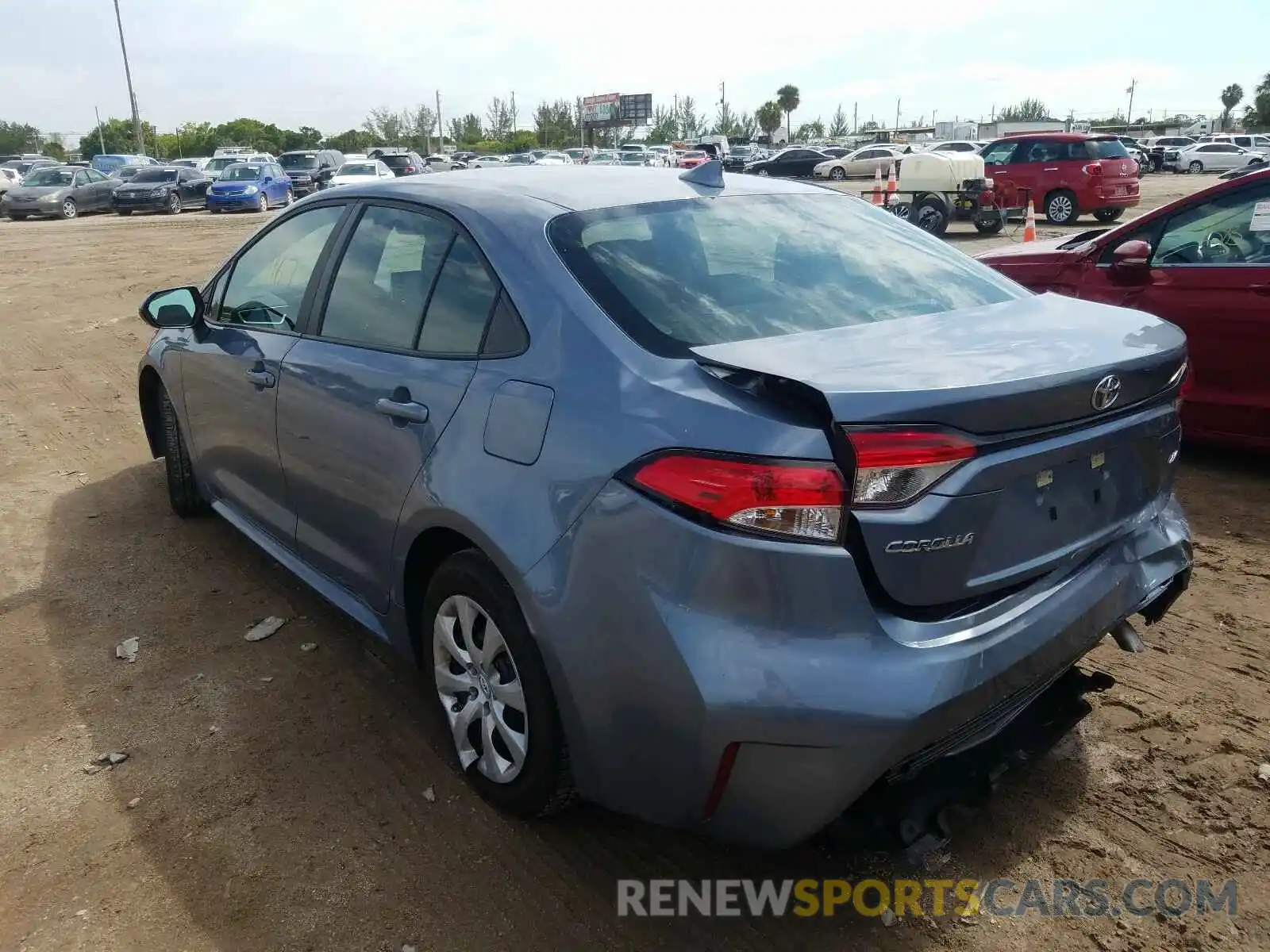 3 Photograph of a damaged car 5YFEPRAE5LP077358 TOYOTA COROLLA 2020