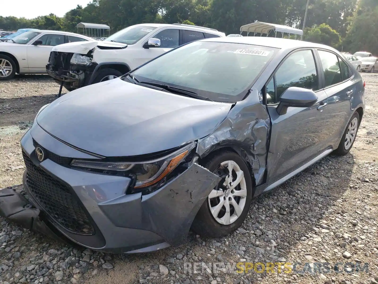 2 Photograph of a damaged car 5YFEPRAE5LP077361 TOYOTA COROLLA 2020