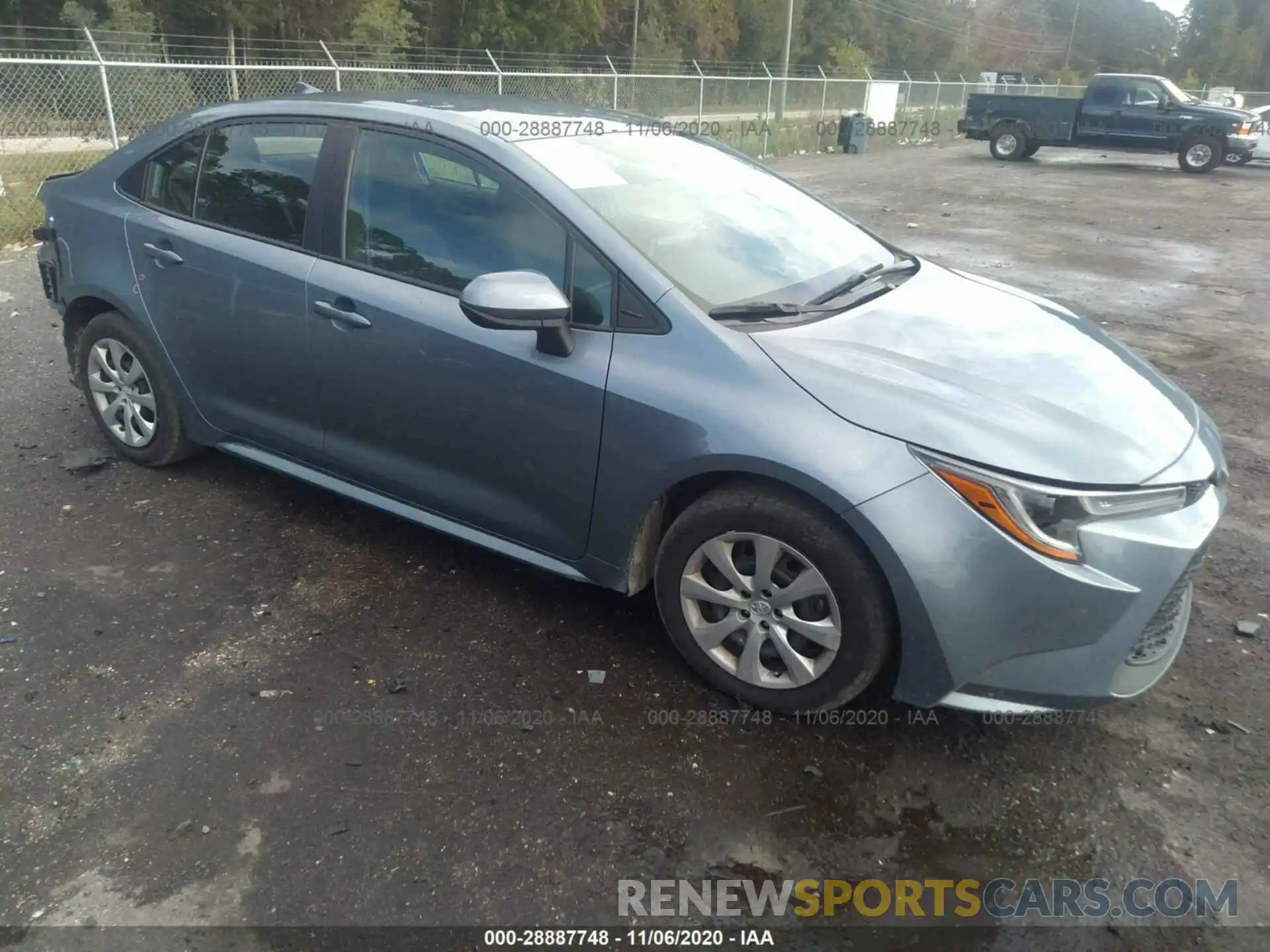 1 Photograph of a damaged car 5YFEPRAE5LP078087 TOYOTA COROLLA 2020