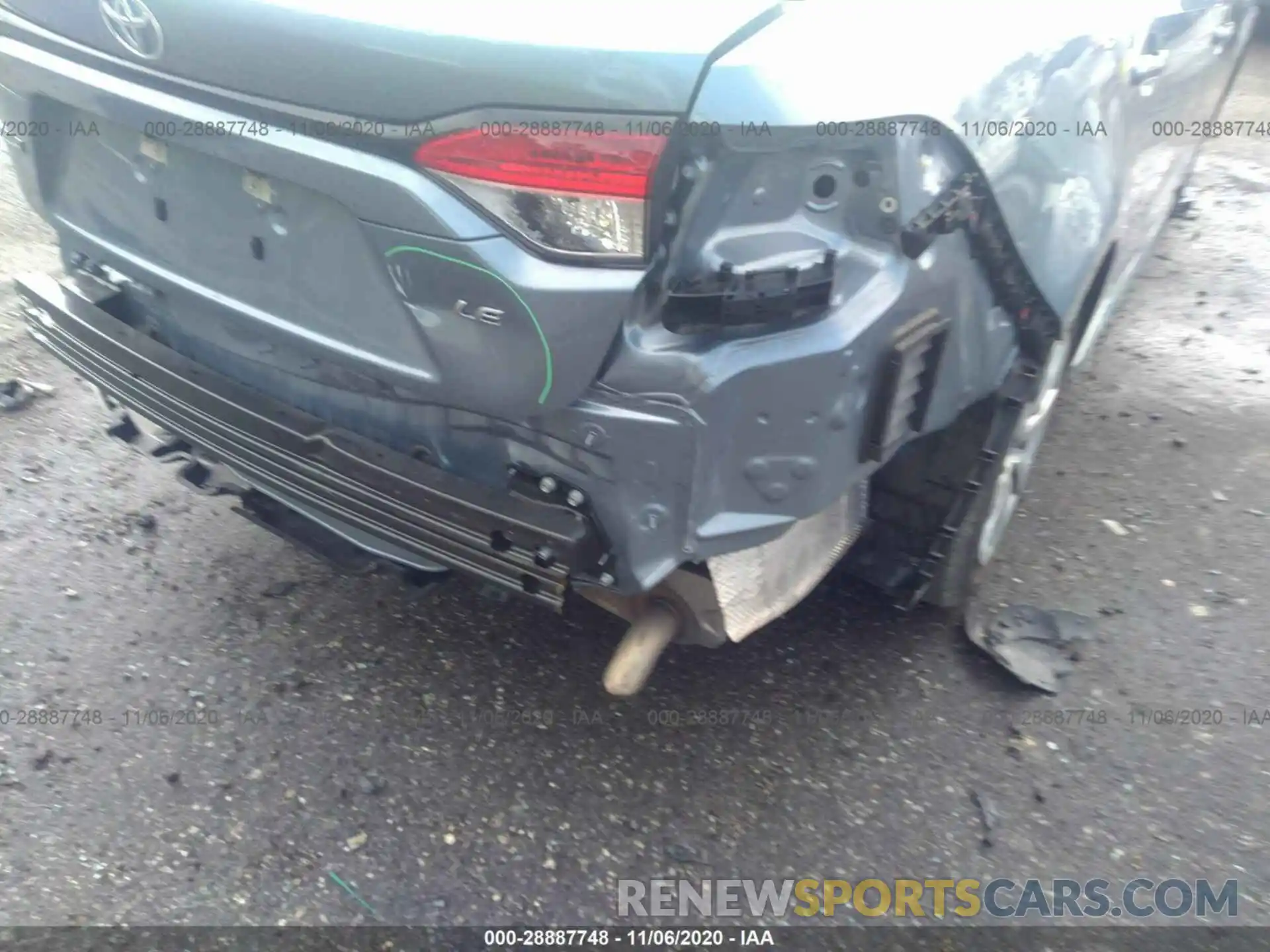 6 Photograph of a damaged car 5YFEPRAE5LP078087 TOYOTA COROLLA 2020