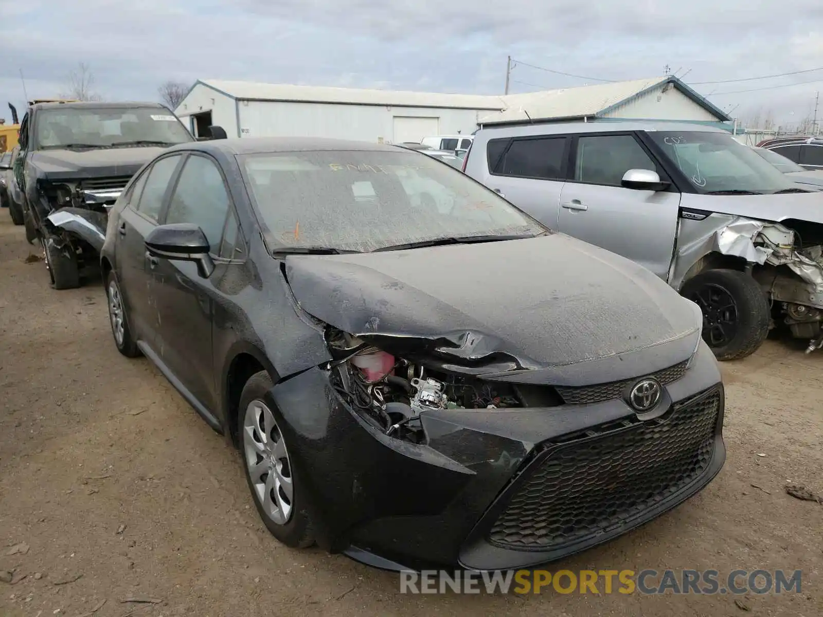 1 Photograph of a damaged car 5YFEPRAE5LP078185 TOYOTA COROLLA 2020