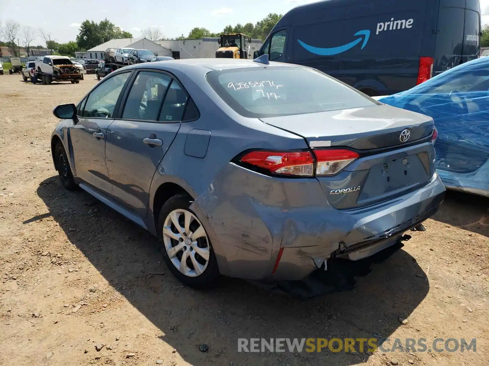 3 Photograph of a damaged car 5YFEPRAE5LP079305 TOYOTA COROLLA 2020