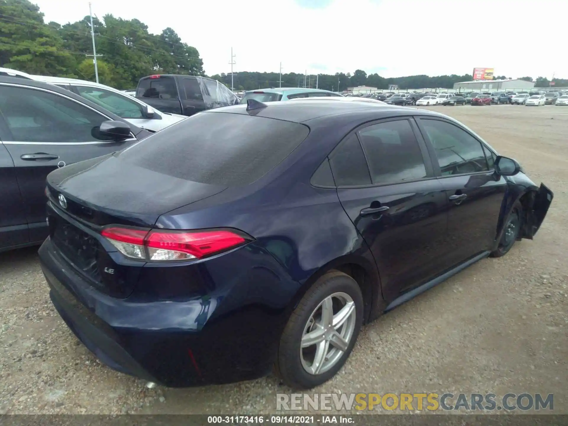 4 Photograph of a damaged car 5YFEPRAE5LP080146 TOYOTA COROLLA 2020