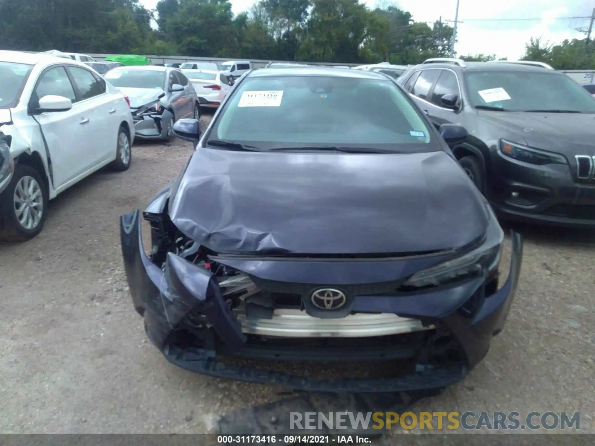 6 Photograph of a damaged car 5YFEPRAE5LP080146 TOYOTA COROLLA 2020