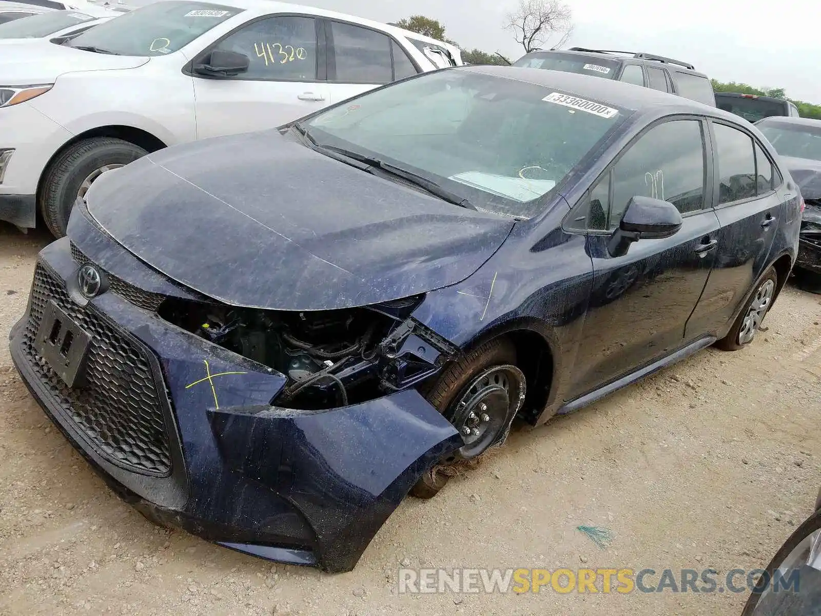 2 Photograph of a damaged car 5YFEPRAE5LP080244 TOYOTA COROLLA 2020