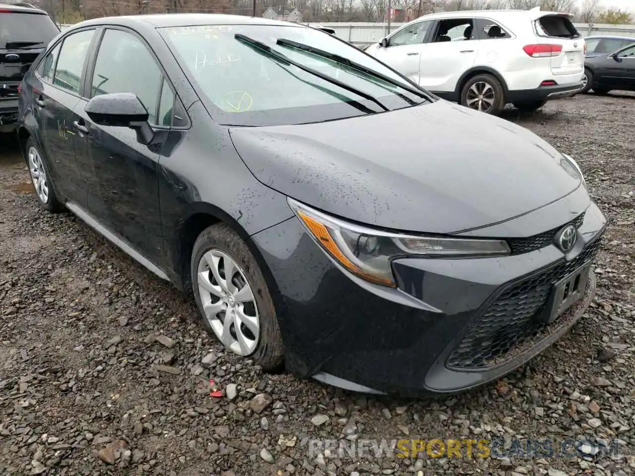 1 Photograph of a damaged car 5YFEPRAE5LP080325 TOYOTA COROLLA 2020