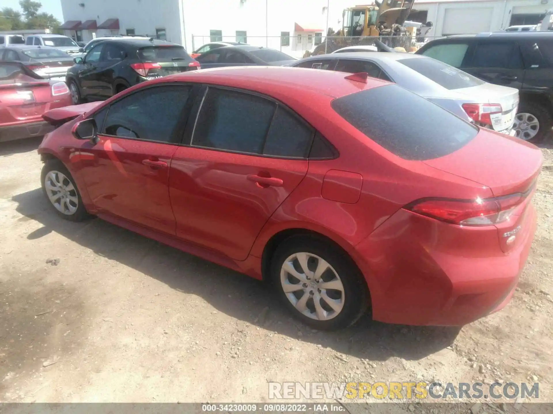 3 Photograph of a damaged car 5YFEPRAE5LP080728 TOYOTA COROLLA 2020