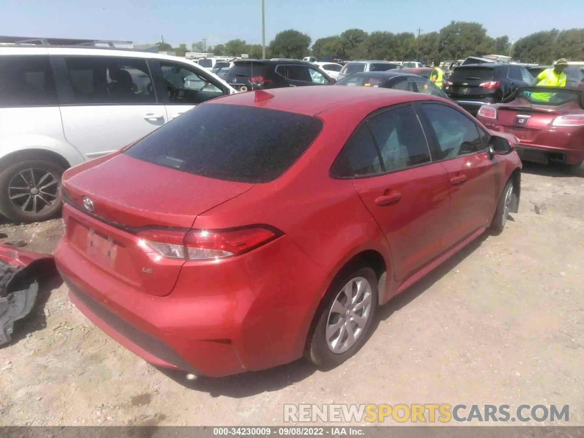 4 Photograph of a damaged car 5YFEPRAE5LP080728 TOYOTA COROLLA 2020