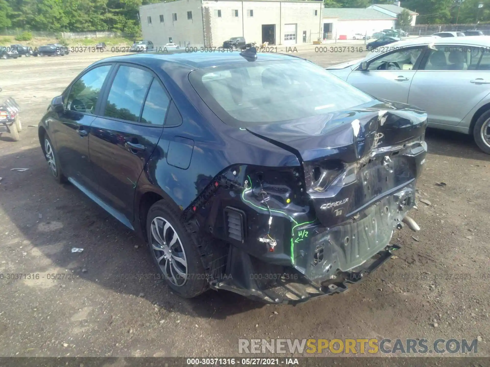 3 Photograph of a damaged car 5YFEPRAE5LP081426 TOYOTA COROLLA 2020