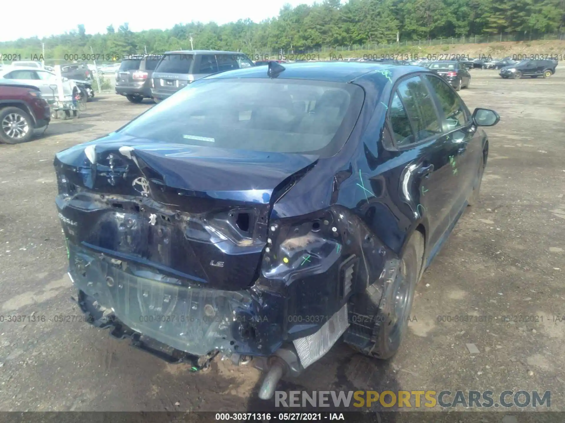 4 Photograph of a damaged car 5YFEPRAE5LP081426 TOYOTA COROLLA 2020