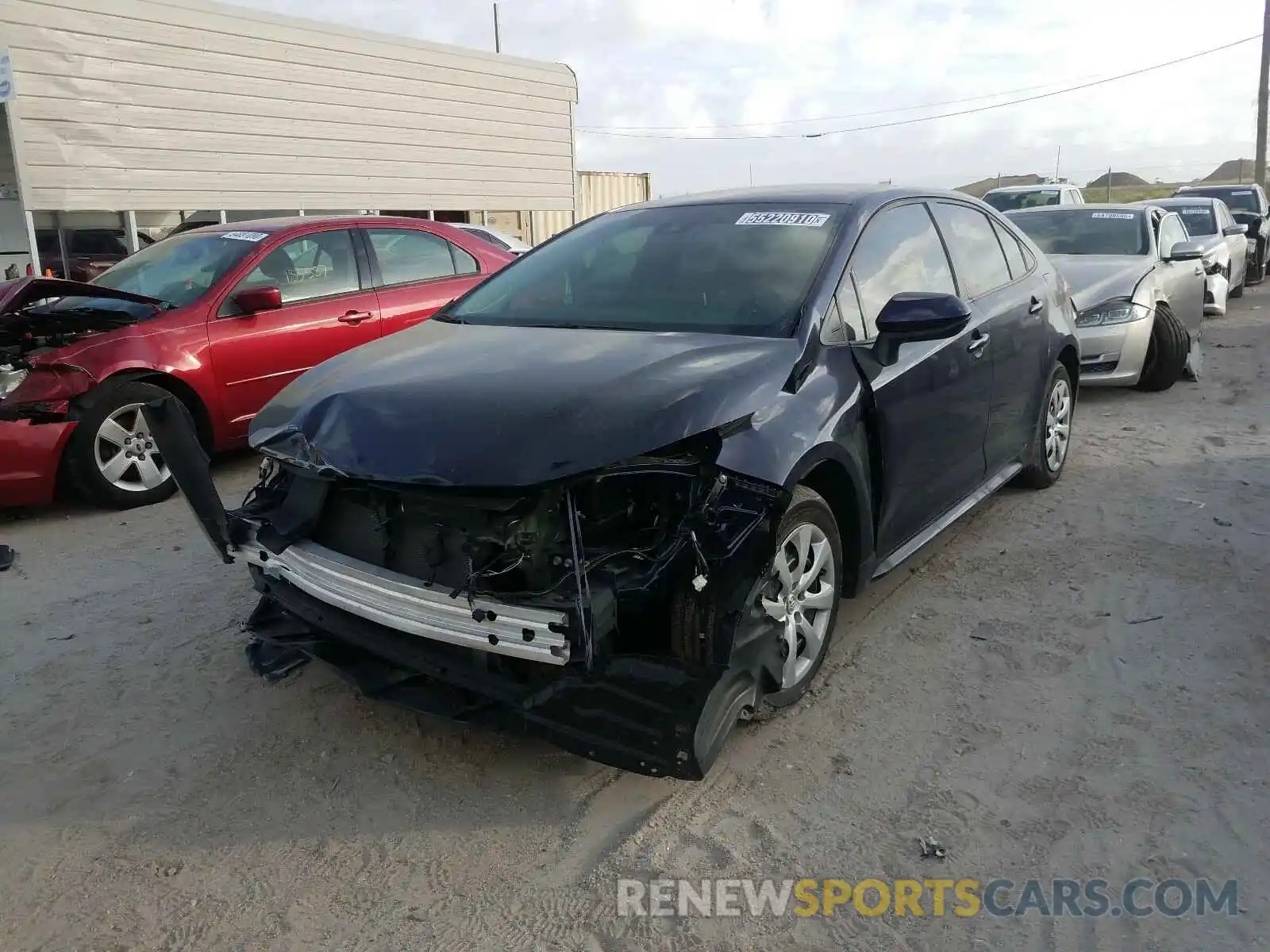 2 Photograph of a damaged car 5YFEPRAE5LP081748 TOYOTA COROLLA 2020