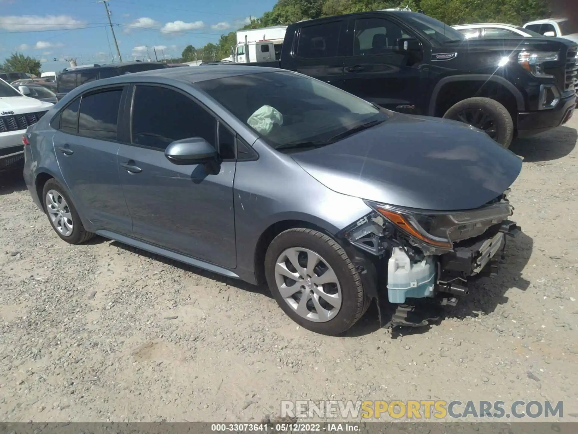 1 Photograph of a damaged car 5YFEPRAE5LP082284 TOYOTA COROLLA 2020