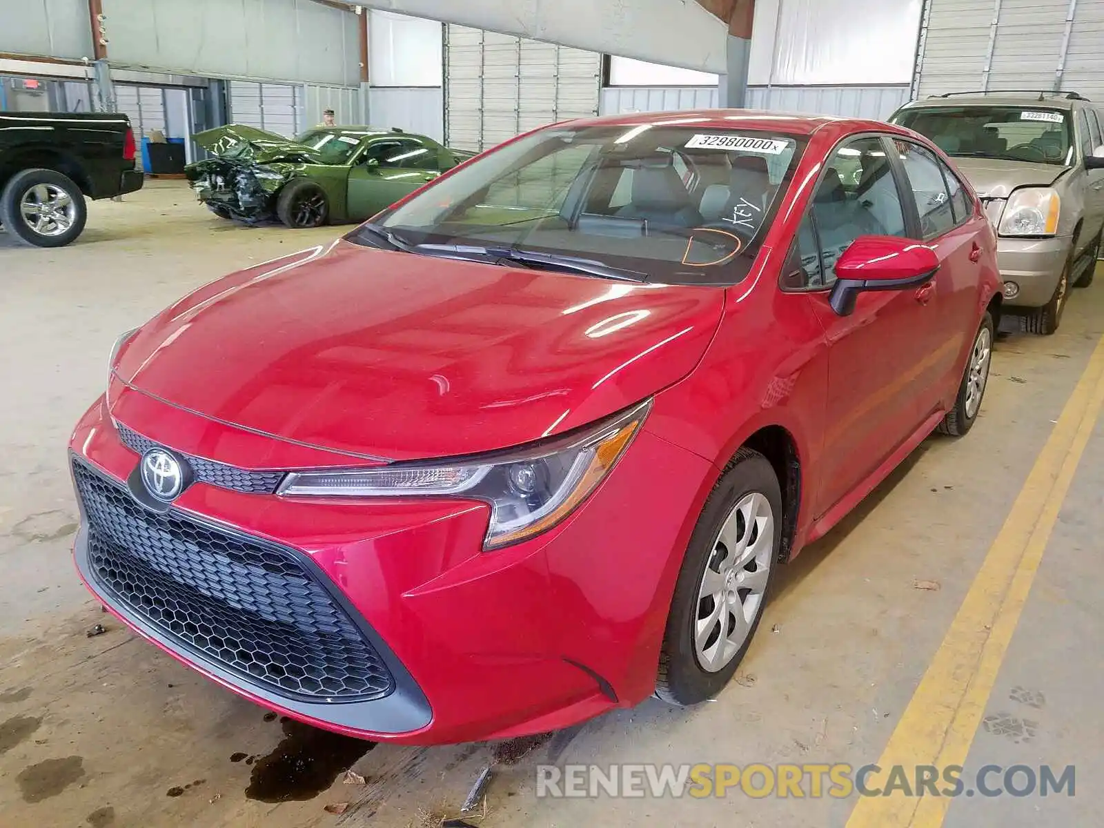 2 Photograph of a damaged car 5YFEPRAE5LP082530 TOYOTA COROLLA 2020