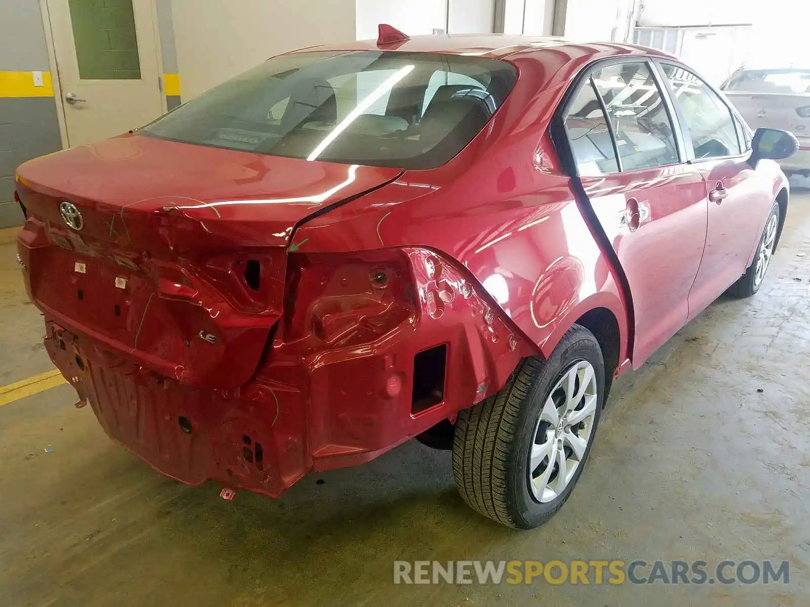 4 Photograph of a damaged car 5YFEPRAE5LP082530 TOYOTA COROLLA 2020