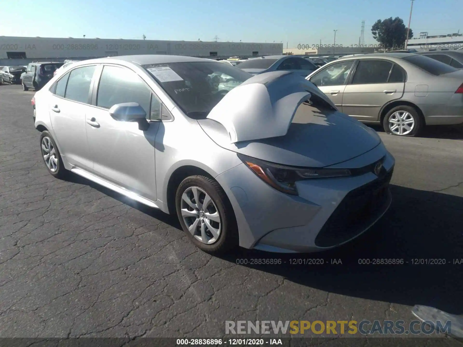 1 Photograph of a damaged car 5YFEPRAE5LP082673 TOYOTA COROLLA 2020