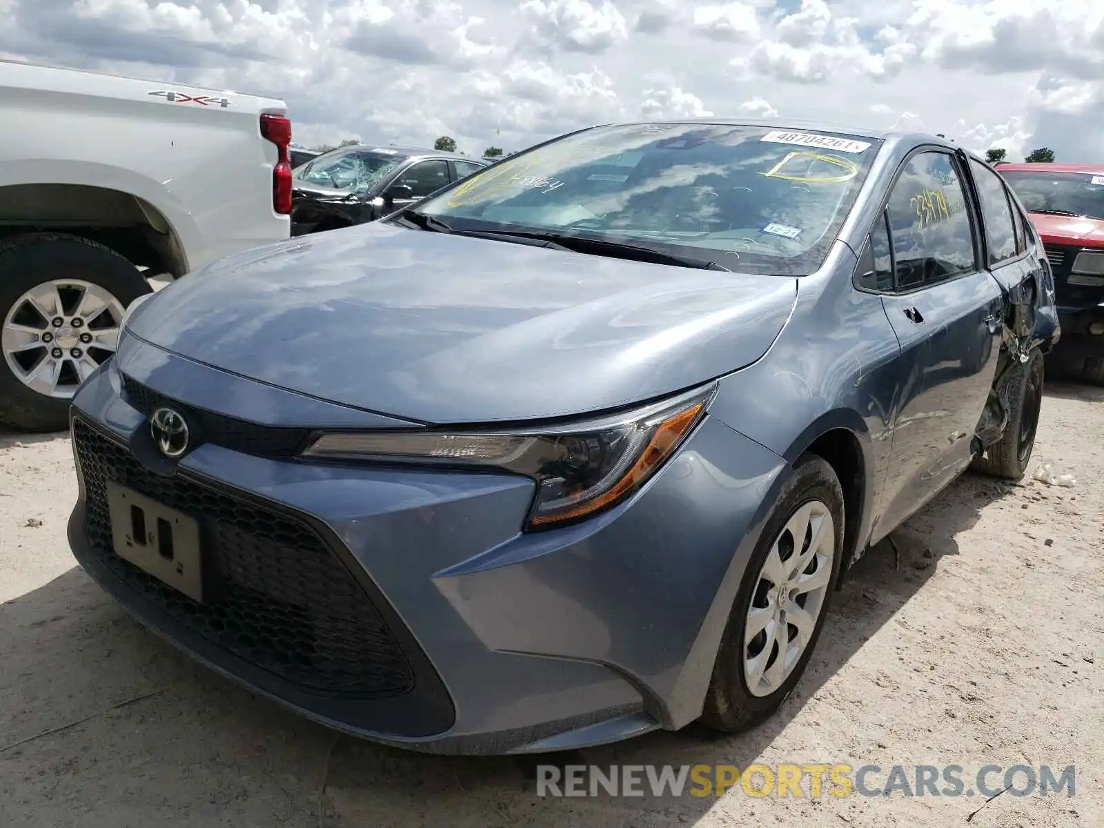 2 Photograph of a damaged car 5YFEPRAE5LP083077 TOYOTA COROLLA 2020