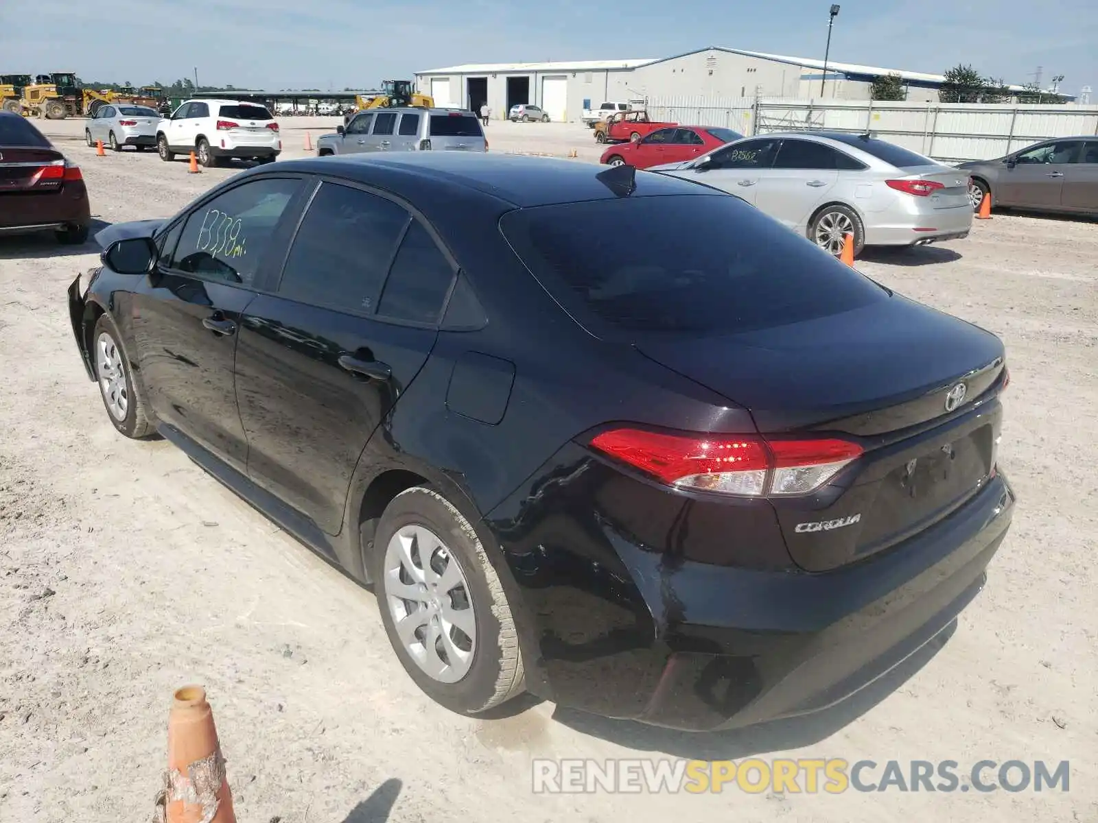 3 Photograph of a damaged car 5YFEPRAE5LP083113 TOYOTA COROLLA 2020