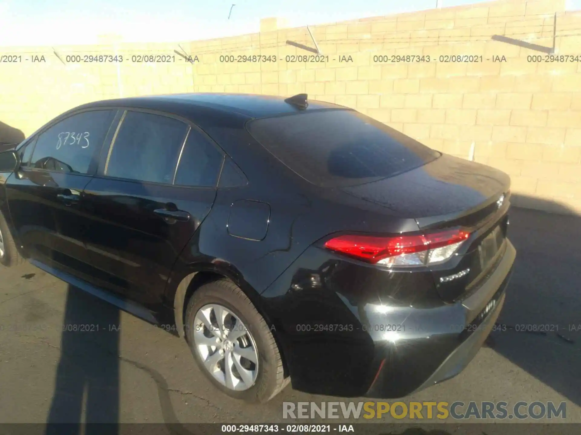 3 Photograph of a damaged car 5YFEPRAE5LP083175 TOYOTA COROLLA 2020